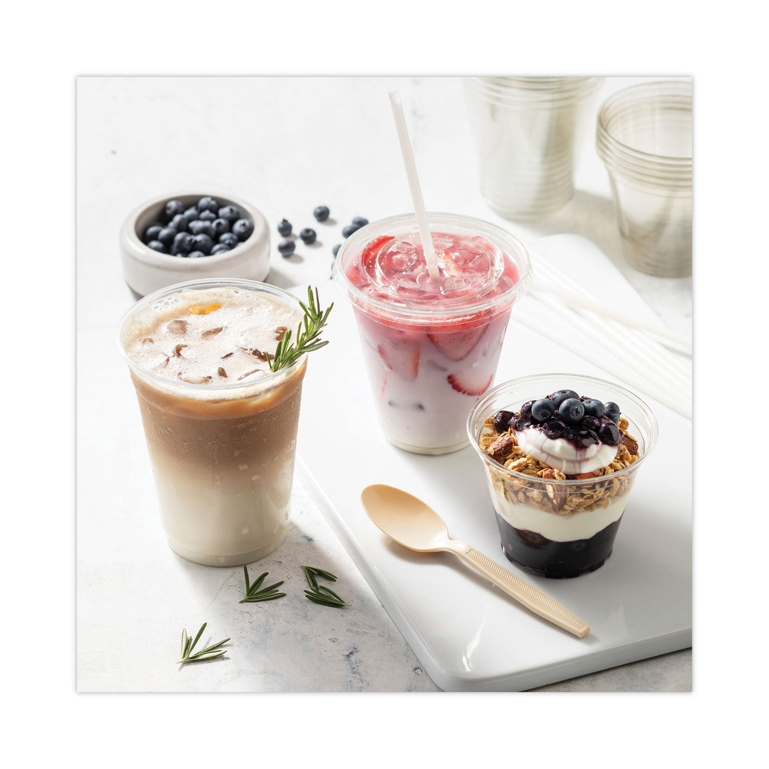 Pactiv Evergreen Earthchoice Recycled Clear Plastic Cold Cups, 9 Oz, Clear, 975/carton - Bloom Skins