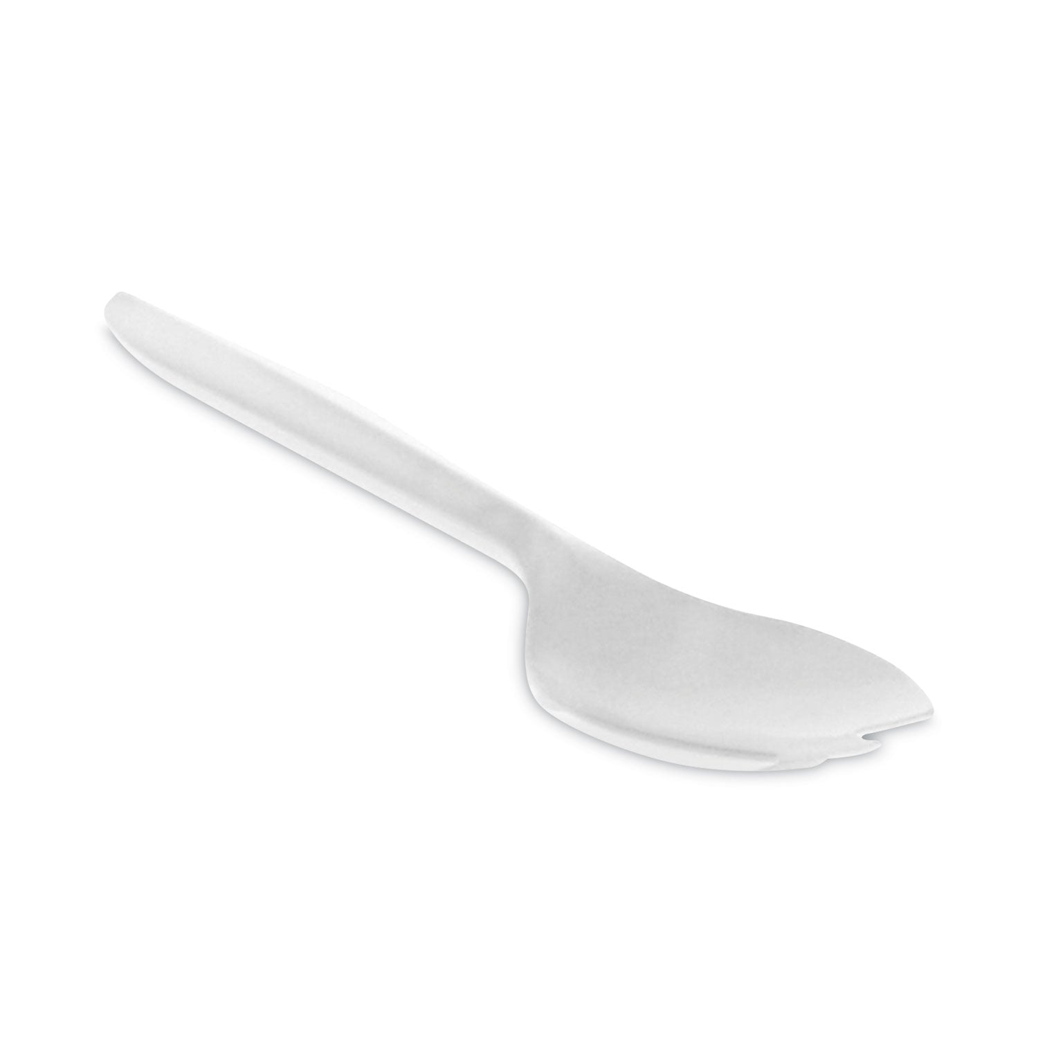 Mediumweight Spork | White Plastic | 1000-Pk