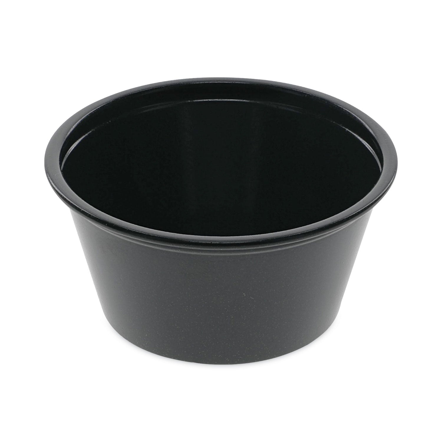 Plastic Portion Cup | 2 oz | Black