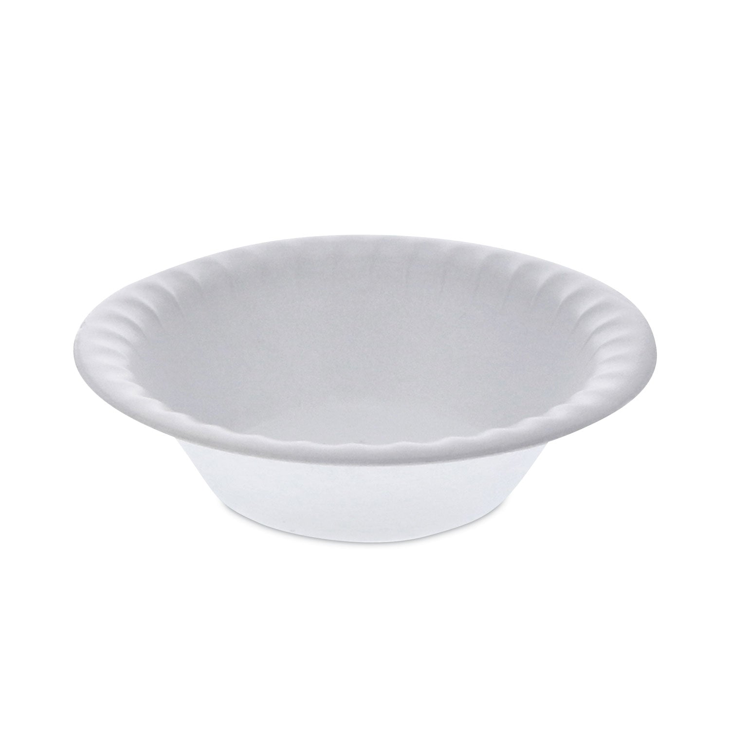 Pactiv Evergreen Placesetter Satin Non-Laminated Foam Dinnerware, Bowl, 12 oz, White, 1,000/Carton