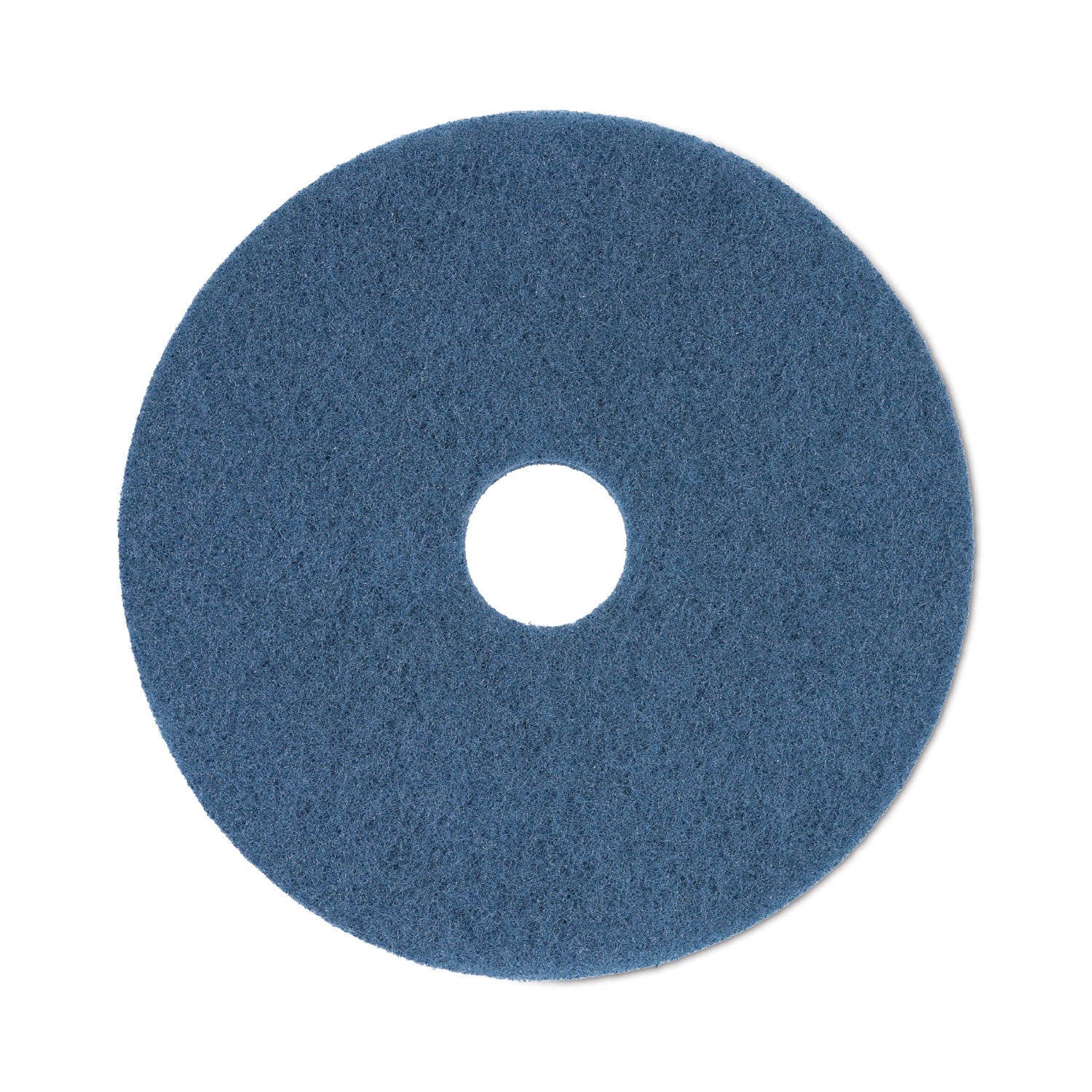 Boardwalk® Scrubbing Floor Pads, 20" Diameter, Blue, 5/carton