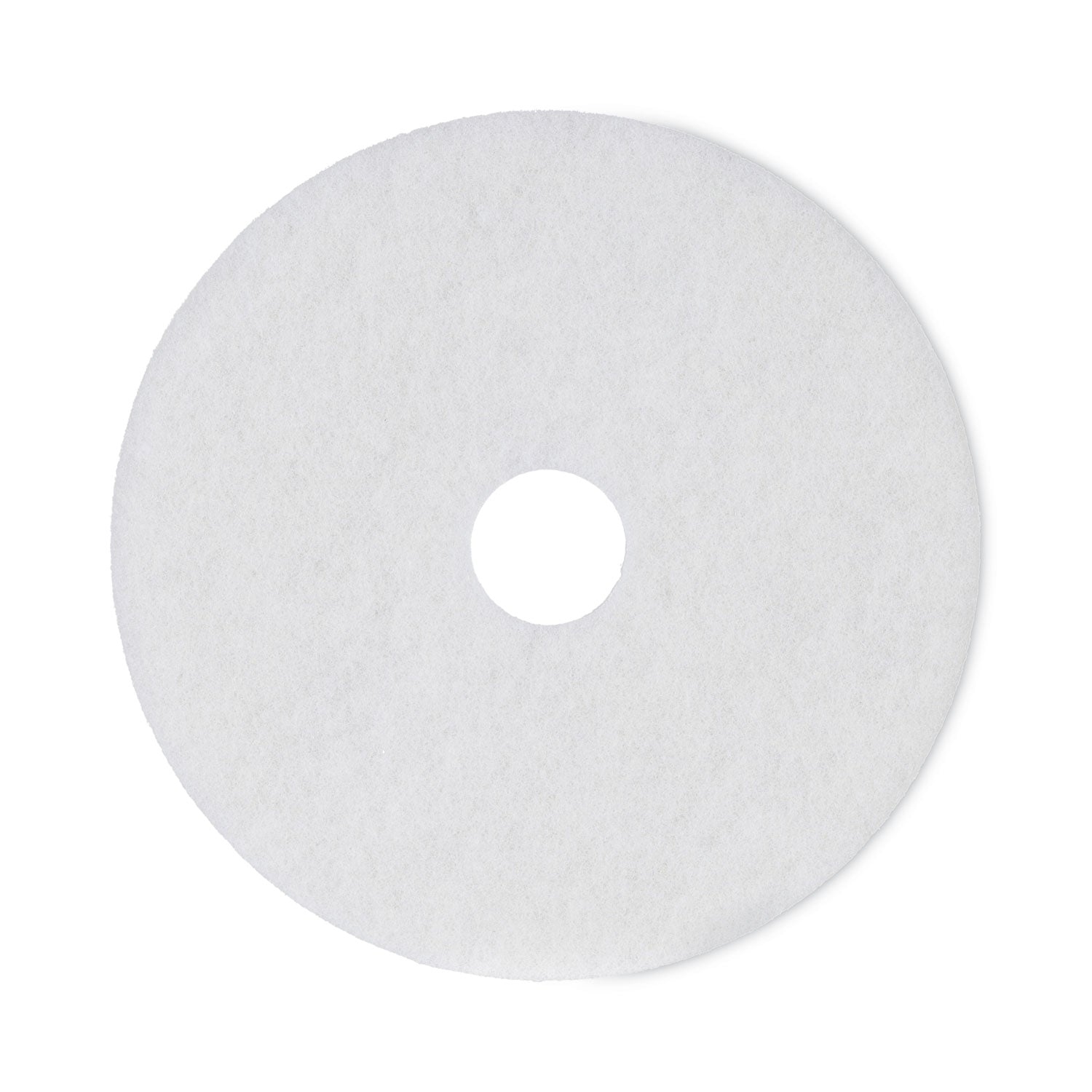 Polishing Floor Pads | 18" White | Boardwalk® 5-Ctn