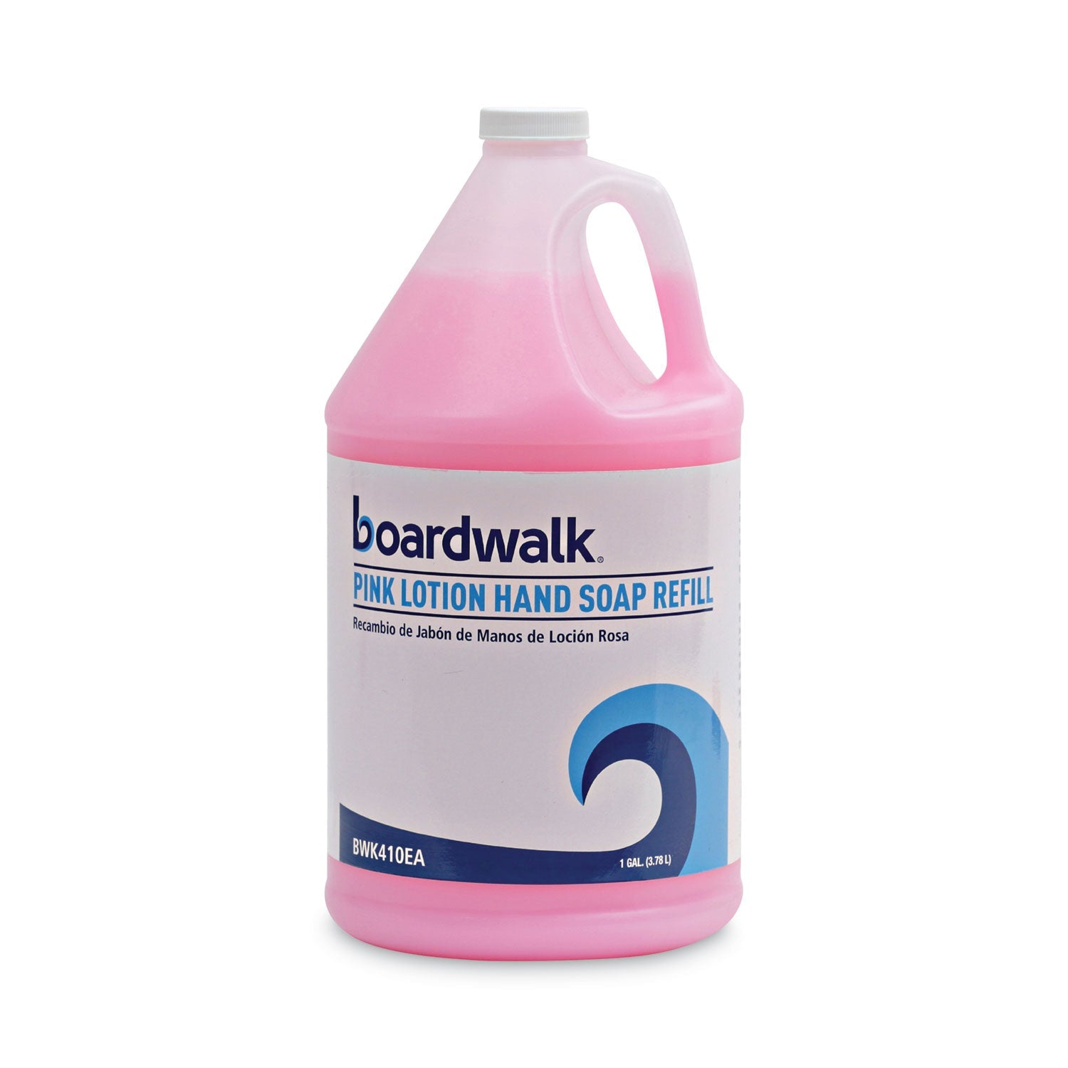 Boardwalk® Mild Cleansing Pink Lotion Hand Soap Refill, Cherry Scent, 1 gal Bottle, 4/Carton