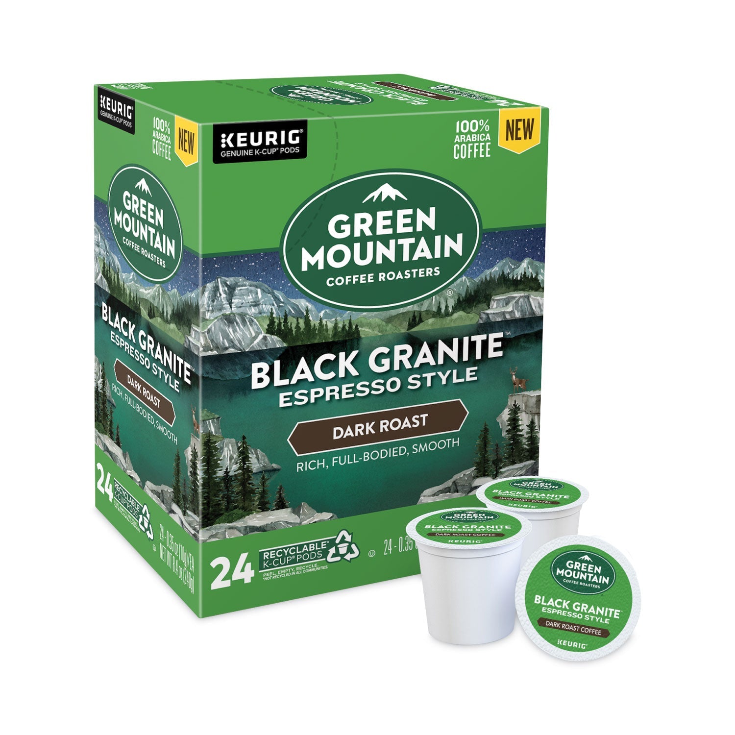 Black Granite Espresso K-Cups | 24-Count