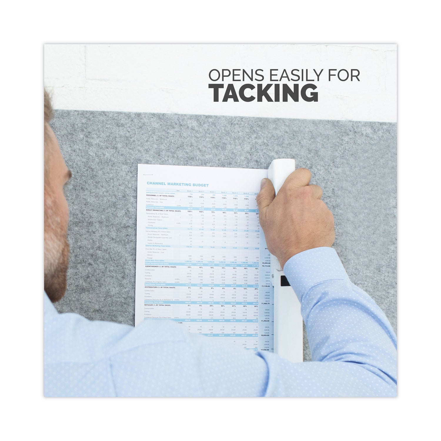 Fellowes® LX820 Classic Full Strip Stapler with Antimicrobial Protection, 20-Sheet Capacity, White