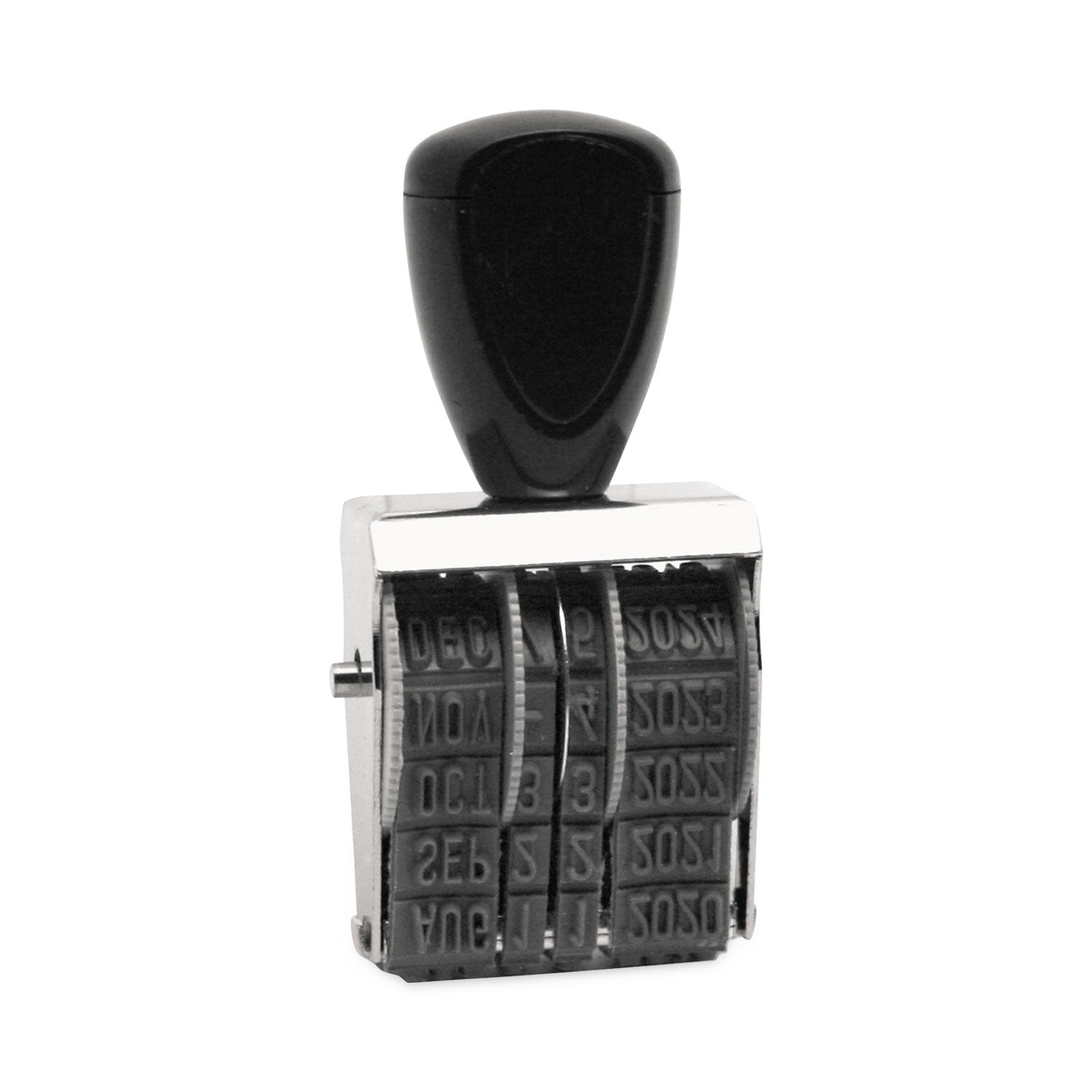 Trodat® Rubber Date Stamp, Conventional, Type Size: 1 1/2, Impression Height: 0.16", Four Bands