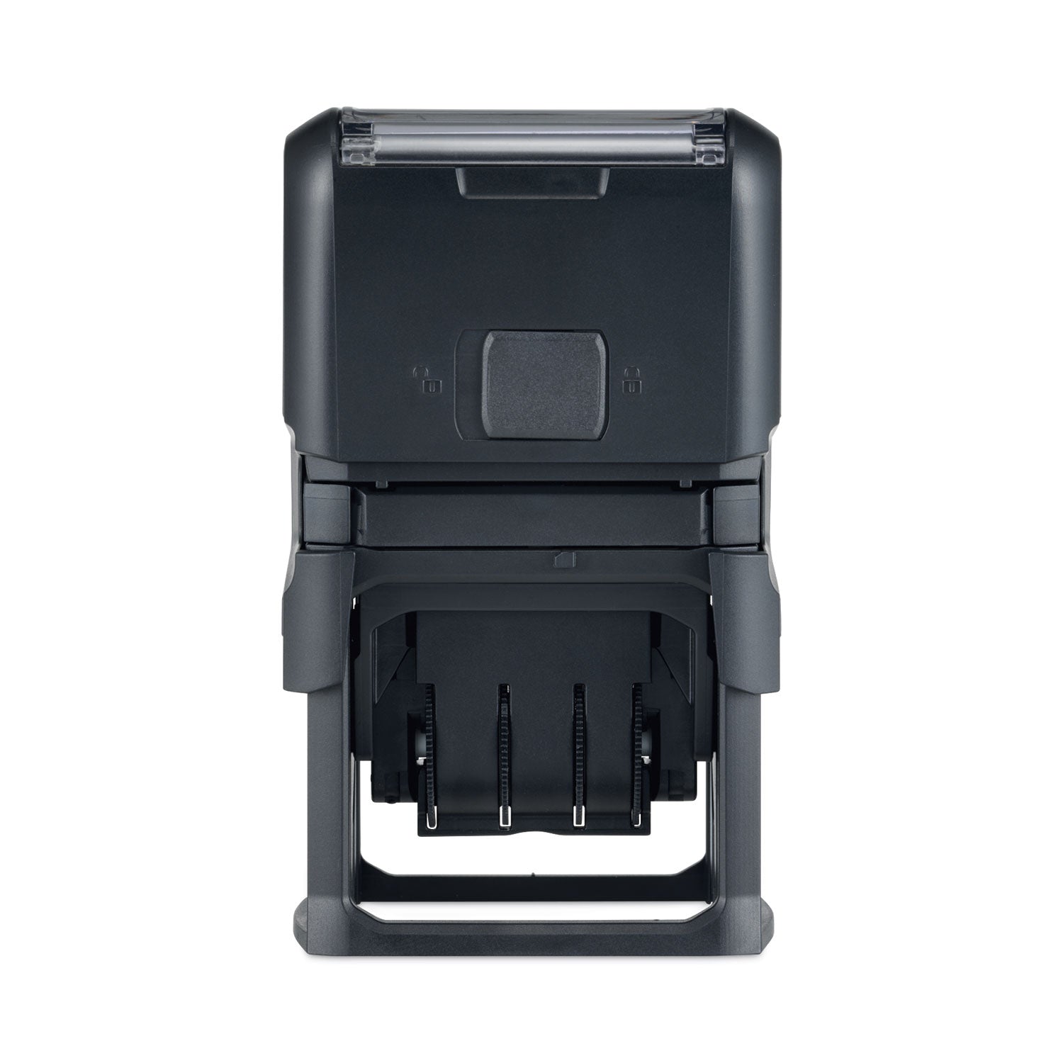 Trodat® Printy Economy Date Stamp, Self-Inking, 1.63" x 1", Blue/Red