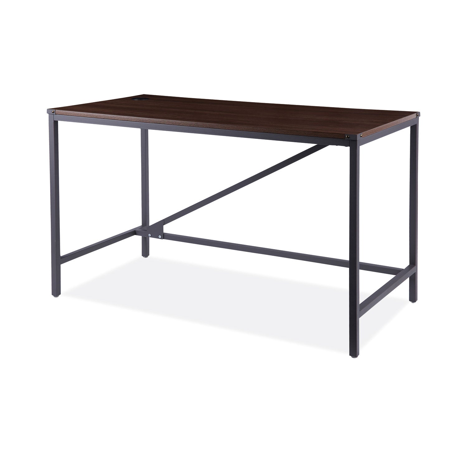 Industrial Series Table Desk | Modern Walnut