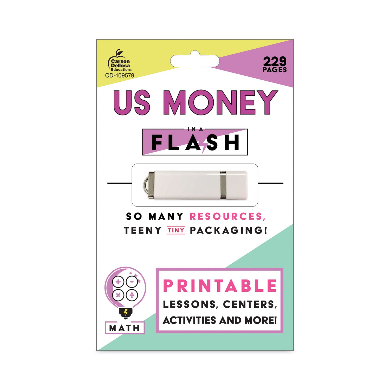 In a Flash USB | US Money | Carson-Dellosa