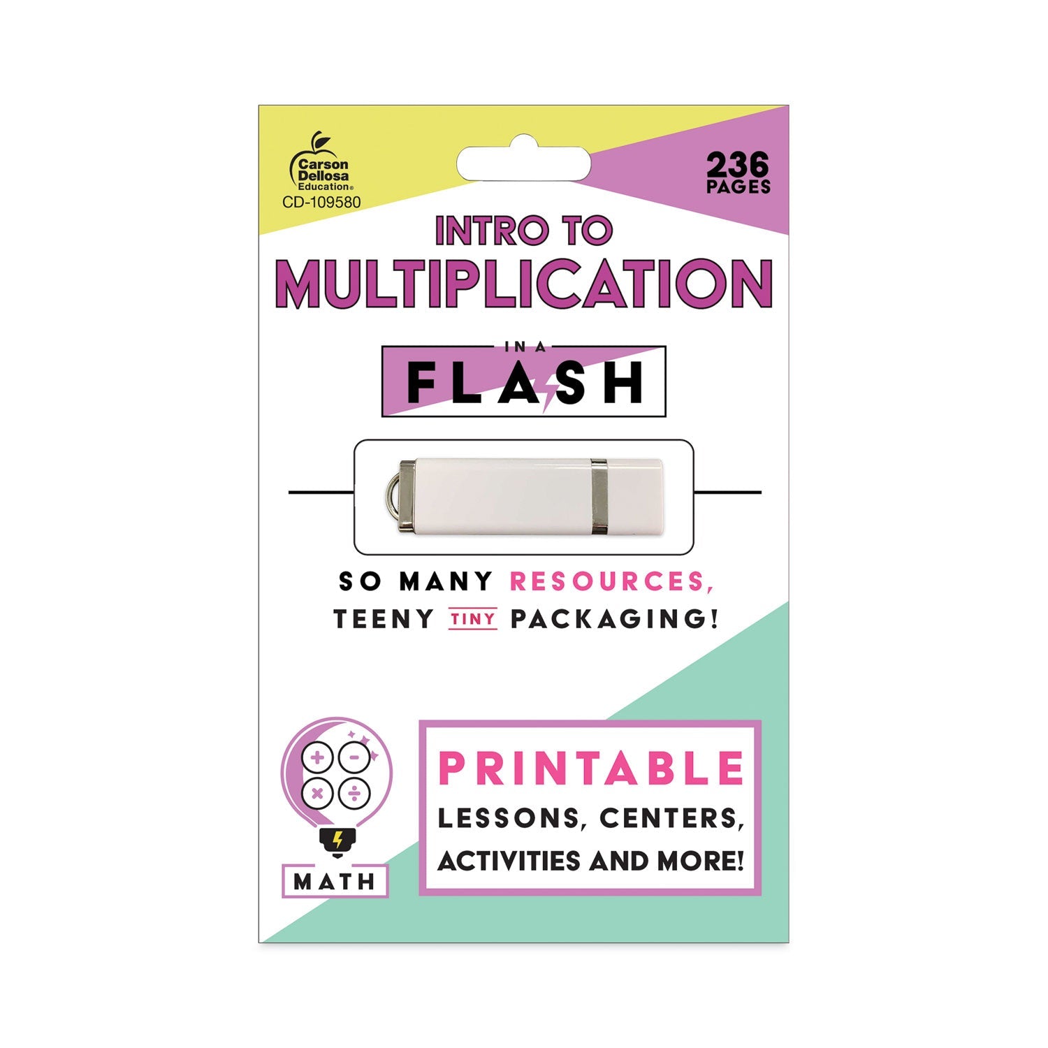 In a Flash USB | Multiplication | Carson-Dellosa