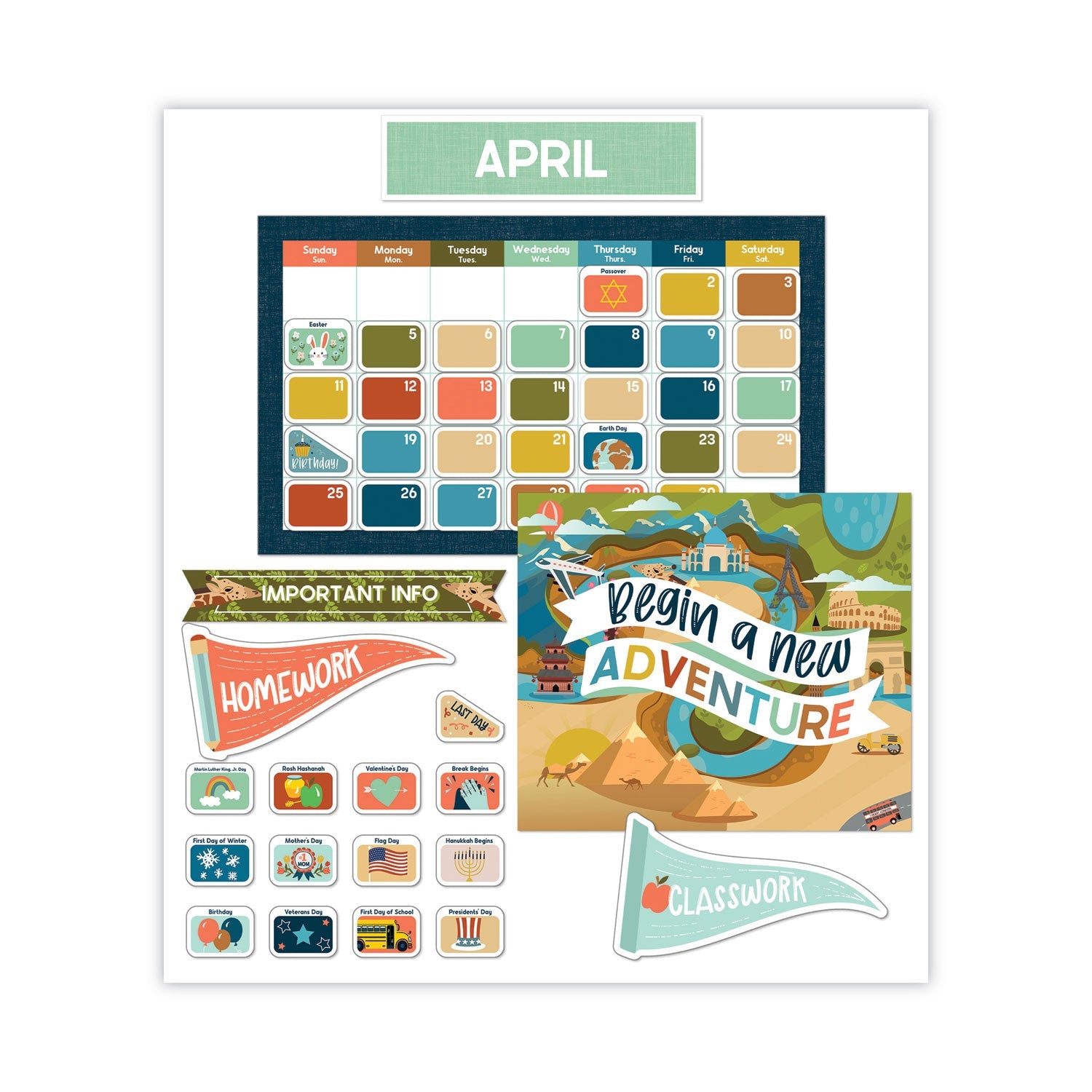 Bulletin Board Sets | Carson-Dellosa Calendar