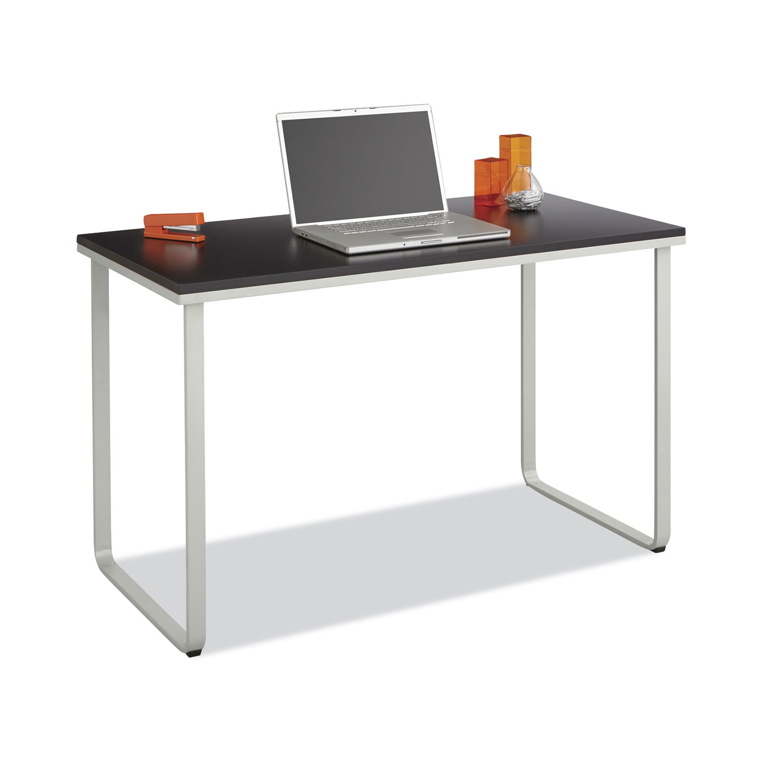 Safco Steel Desk | 47.25" Black/Silver