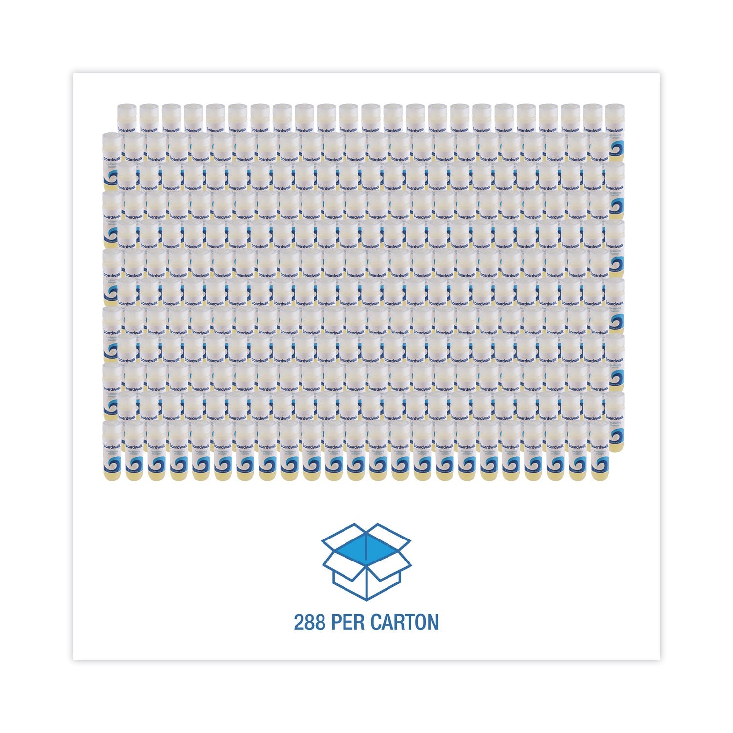 Boardwalk® Amenity Conditioning Shampoo, Floral Scent, 0.75 oz, 288/Carton