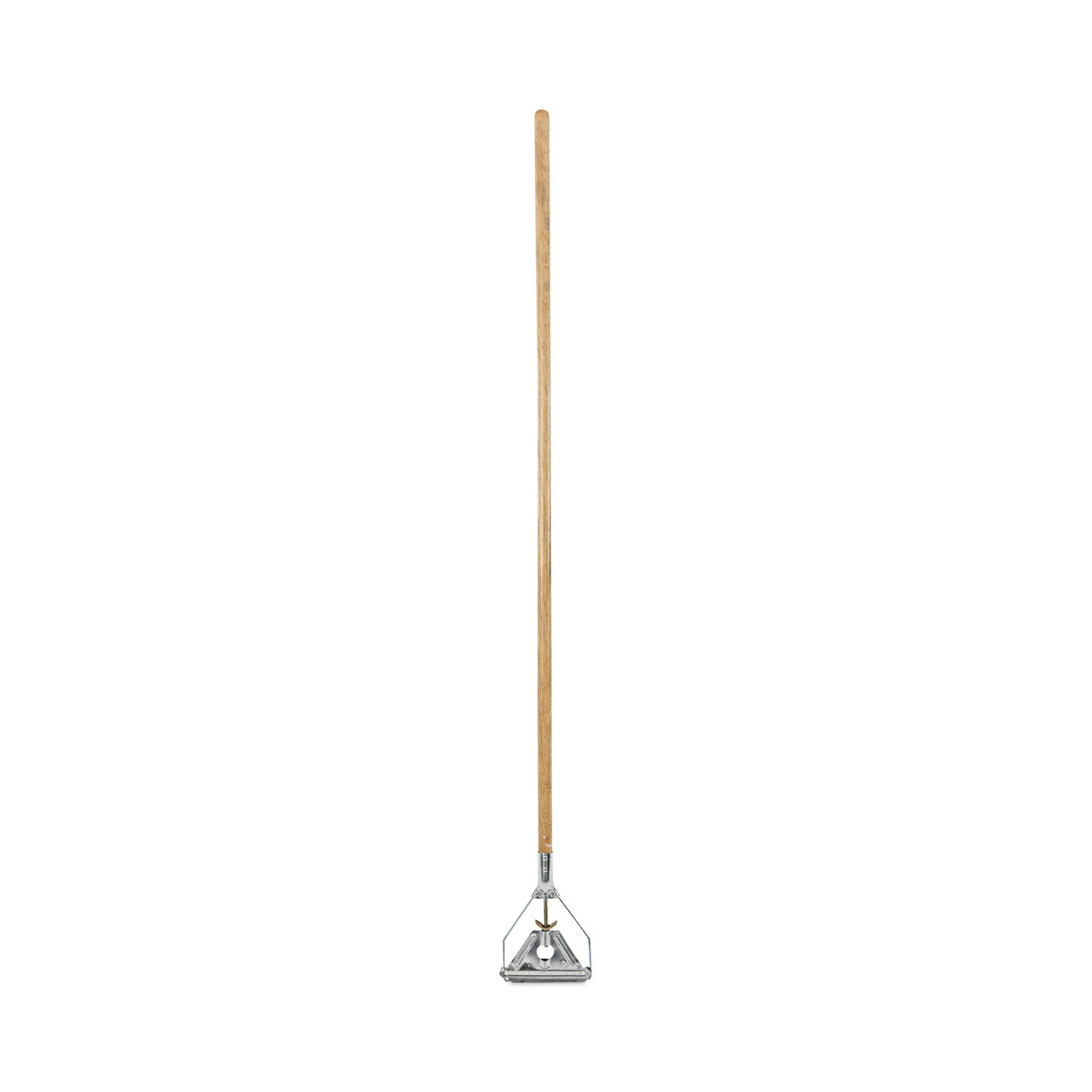 Quick Change Metal Head Wooden Mop Handle | 54"