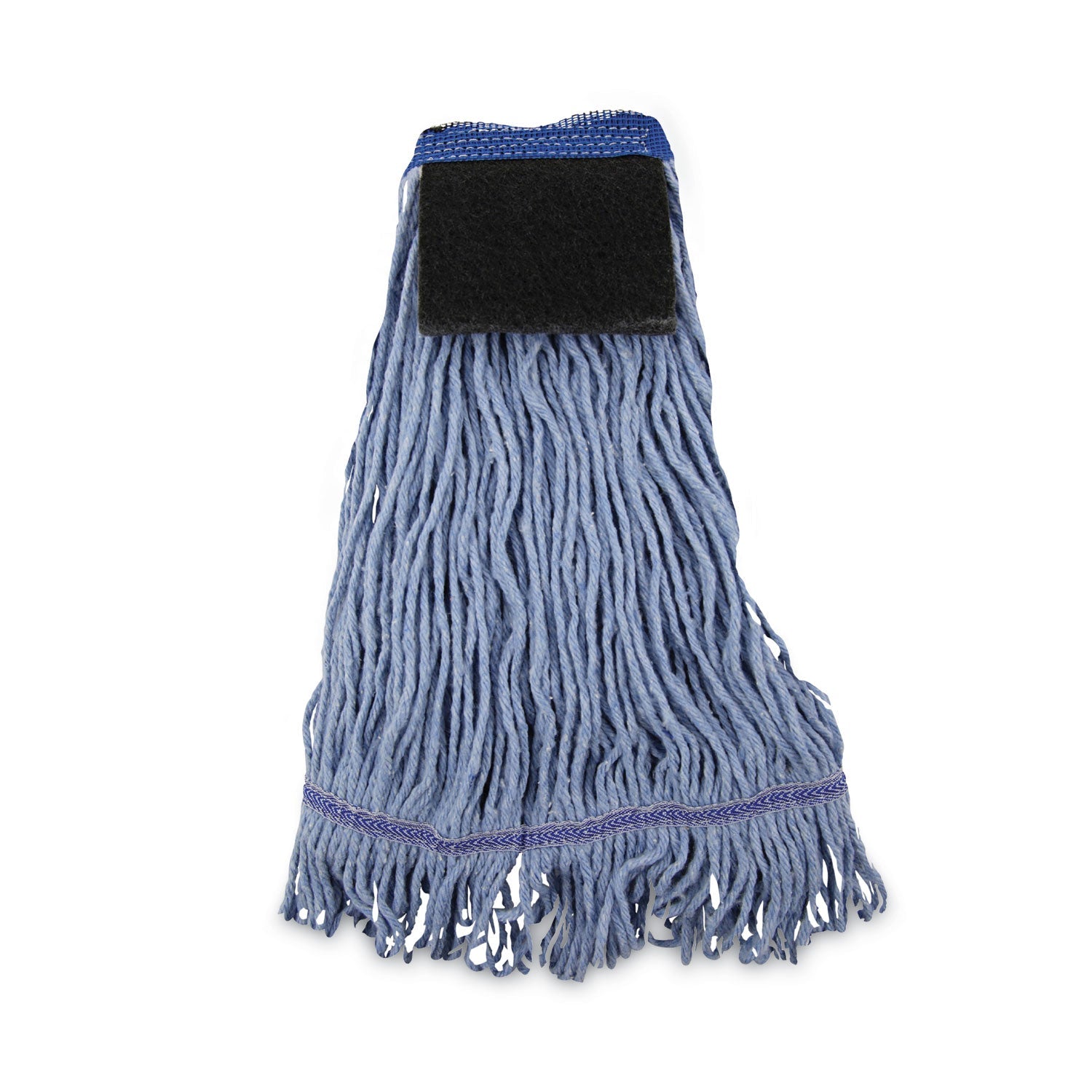 Mop Head | Loop-End Cotton w/Scrub Pad | 12/Ctn