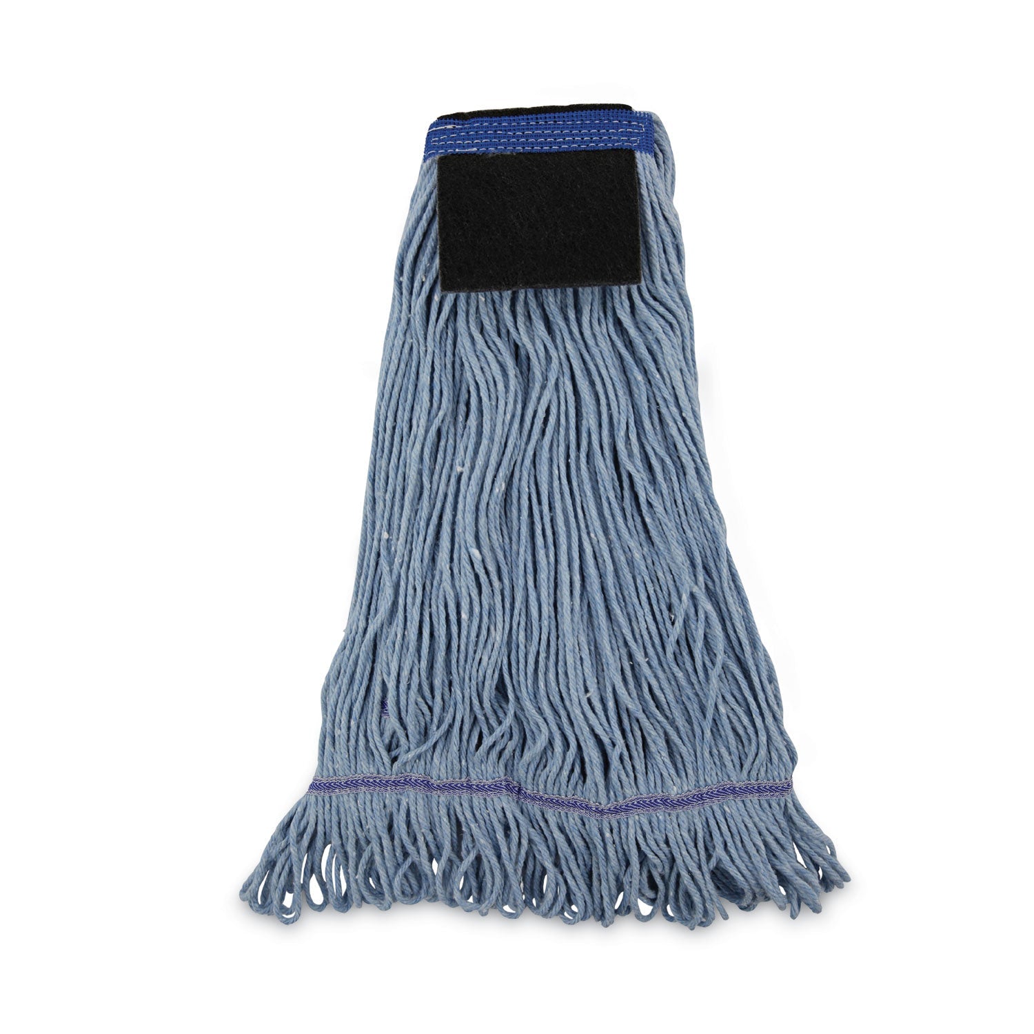 Boardwalk® Mop Head, Loop-End, Cotton With Scrub Pad, Large, 12/carton