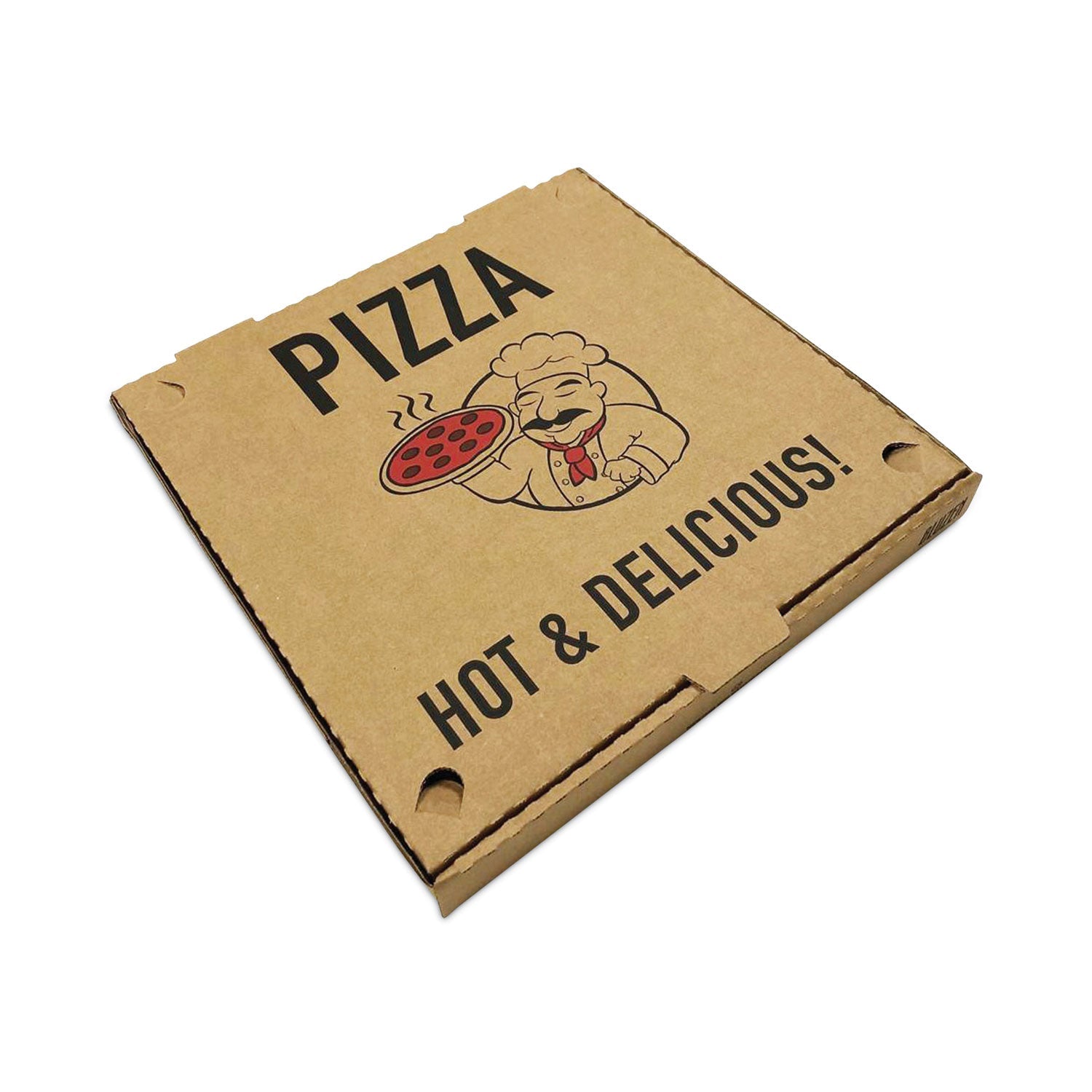 BluTable Pizza Boxes, 12 x 12 x 2, Brown, Paper, 50/Pack