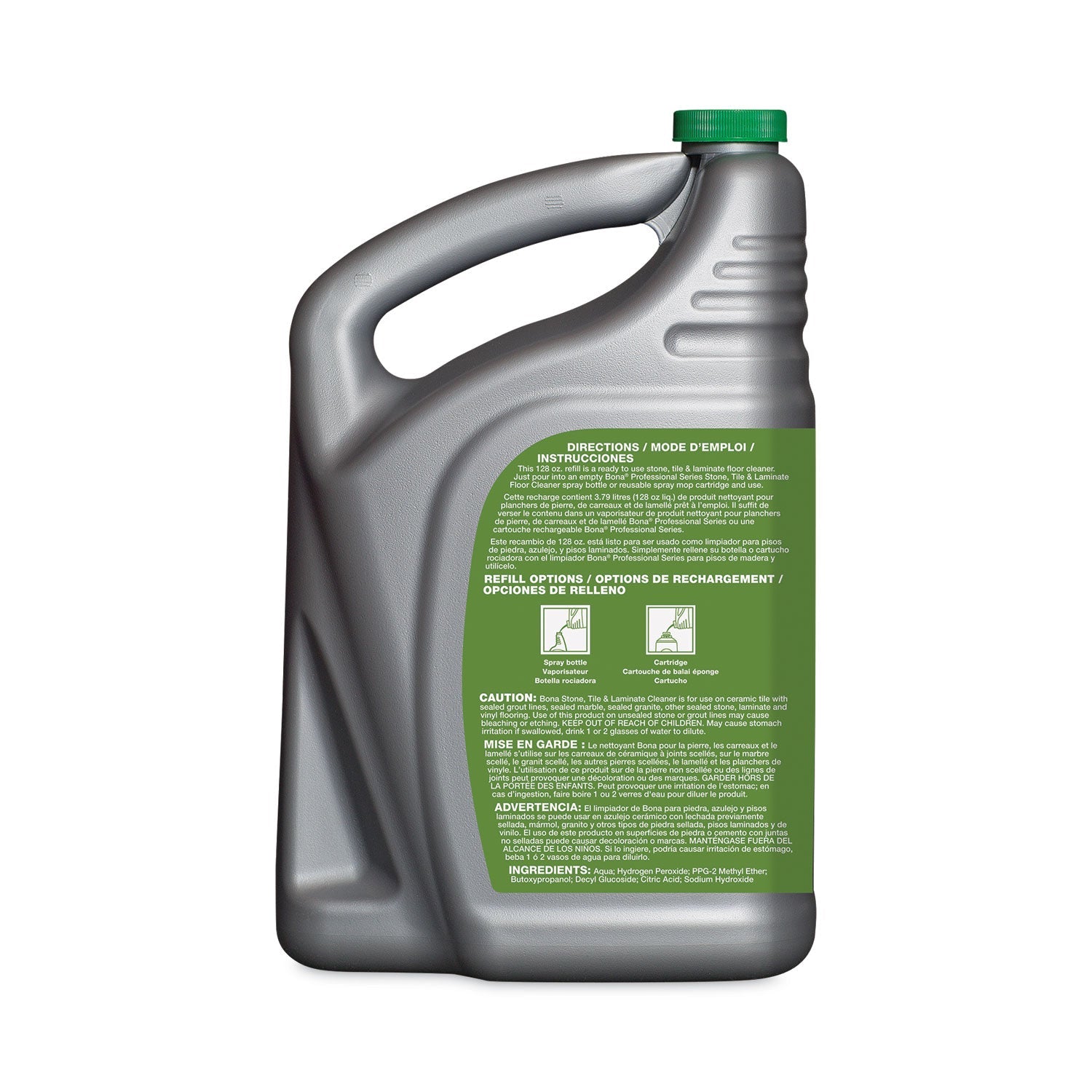 Bona® Stone, Tile And Laminate Floor Cleaner, Fresh Scent, 1 Gal Refill Bottle - Bloom Skins
