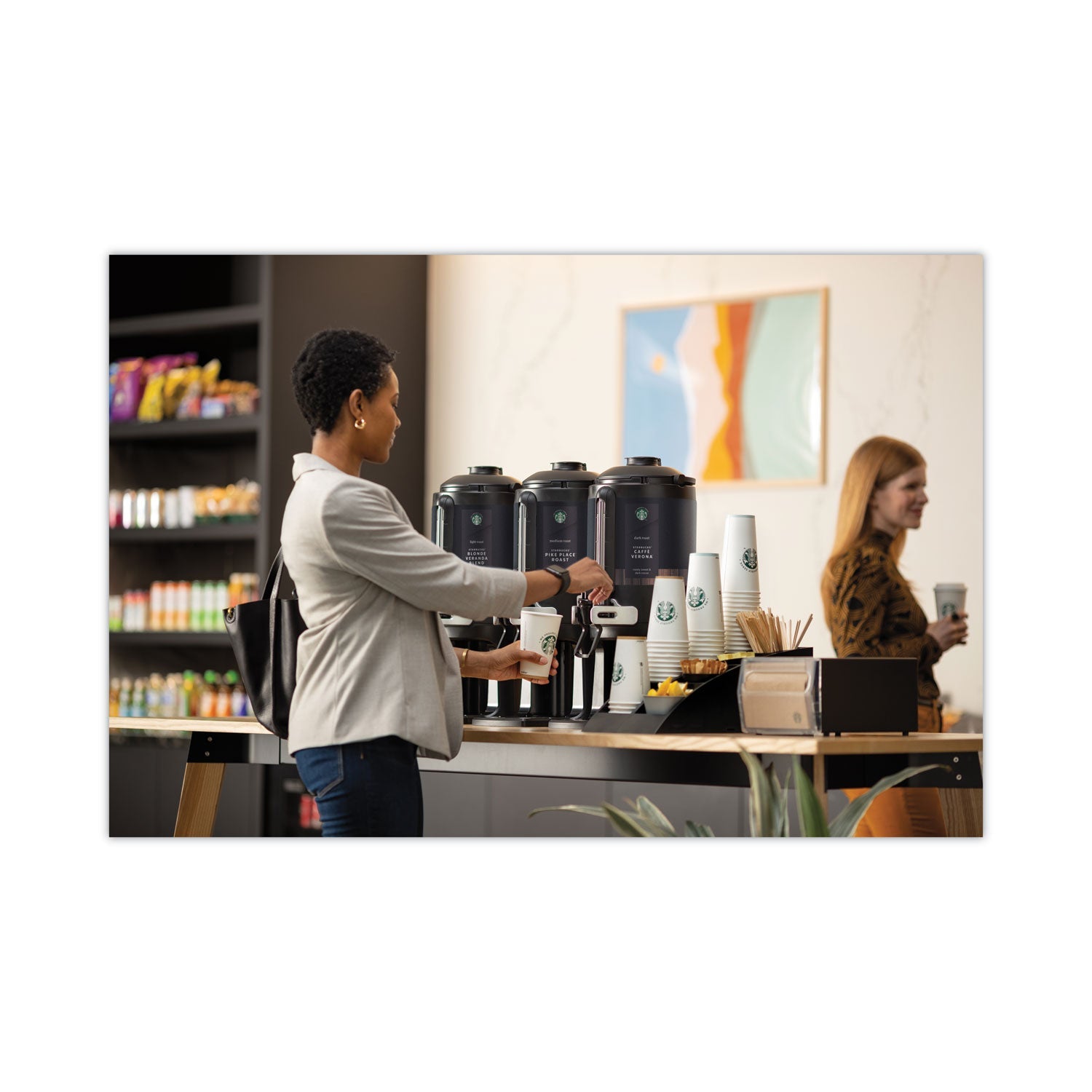 Starbucks® Coffee, Ground, Pike Place Decaf, 1lb Bag - Bloom Skins