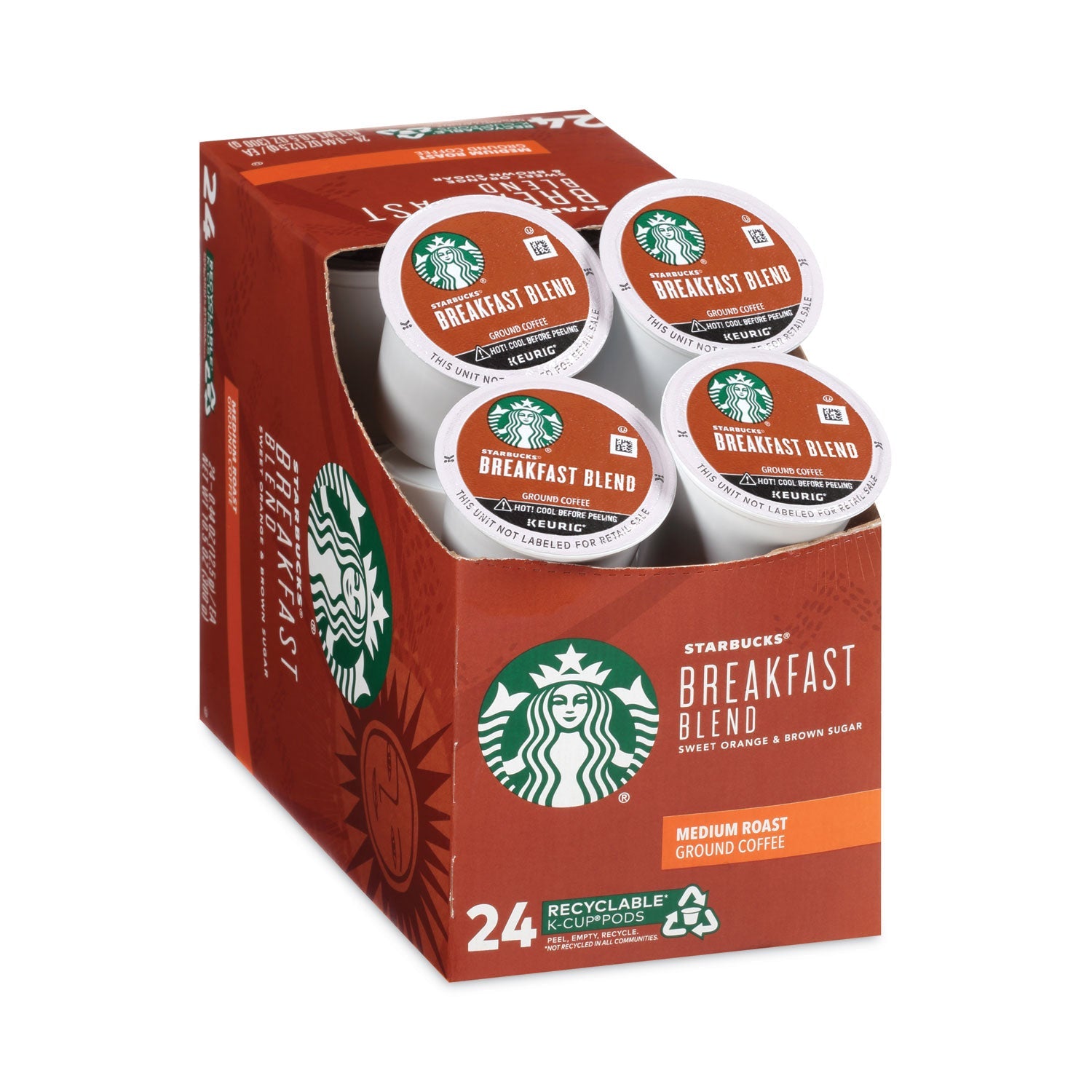 Starbucks® Breakfast Blend K-Cups, 24/box