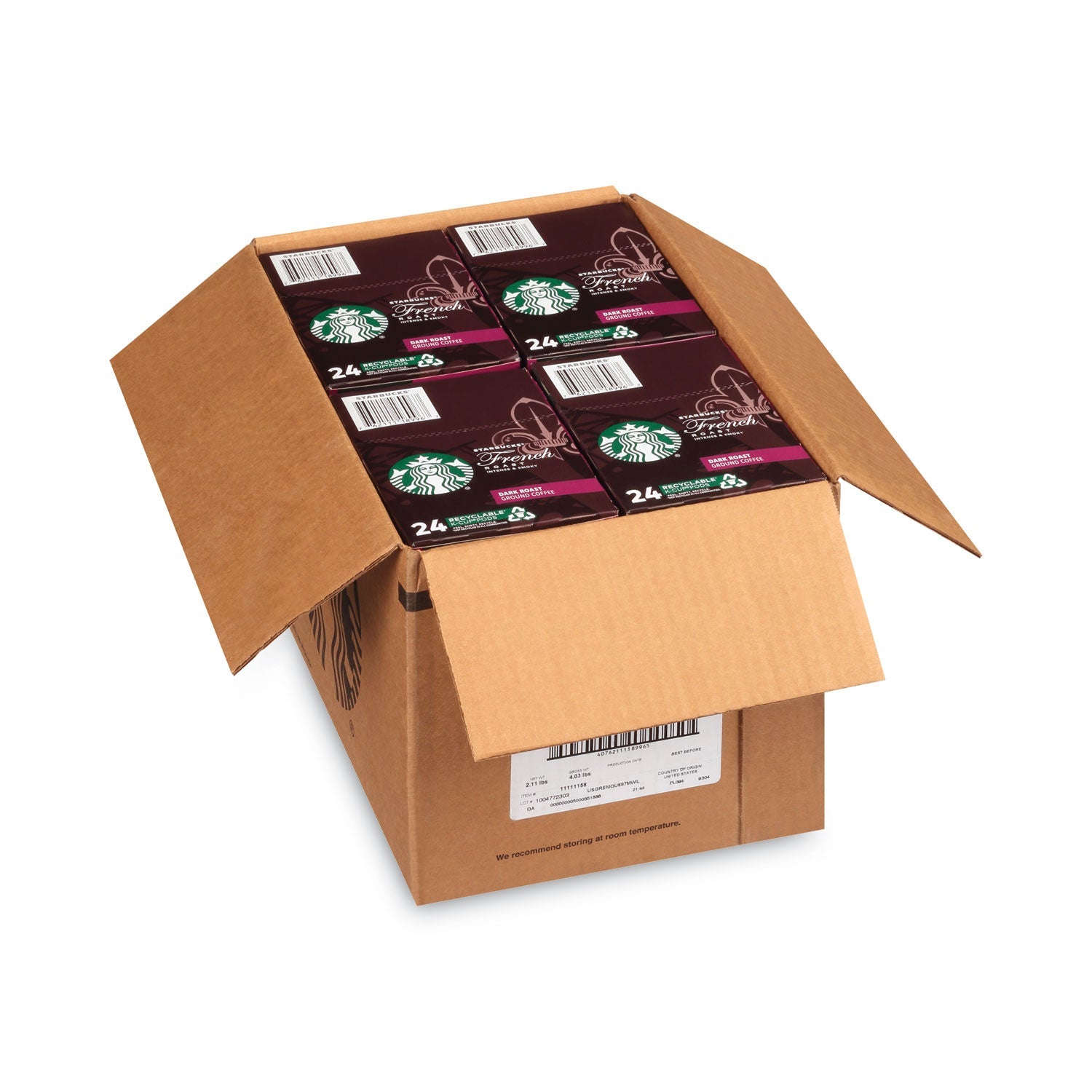 Starbucks French Roast K-Cups | 96/Carton