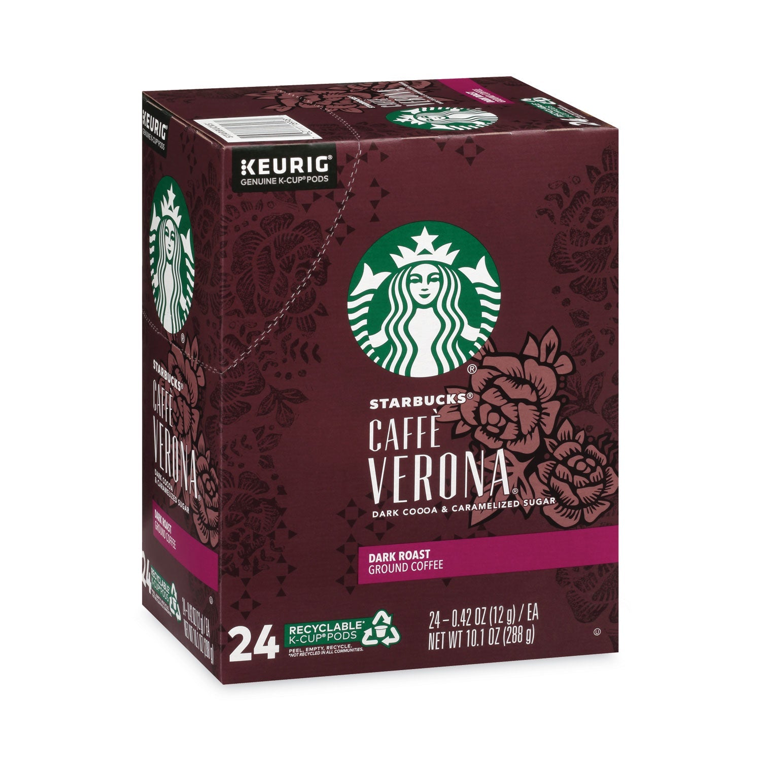 Starbucks® Caffe Verona Coffee K-Cups Pack, 24/box
