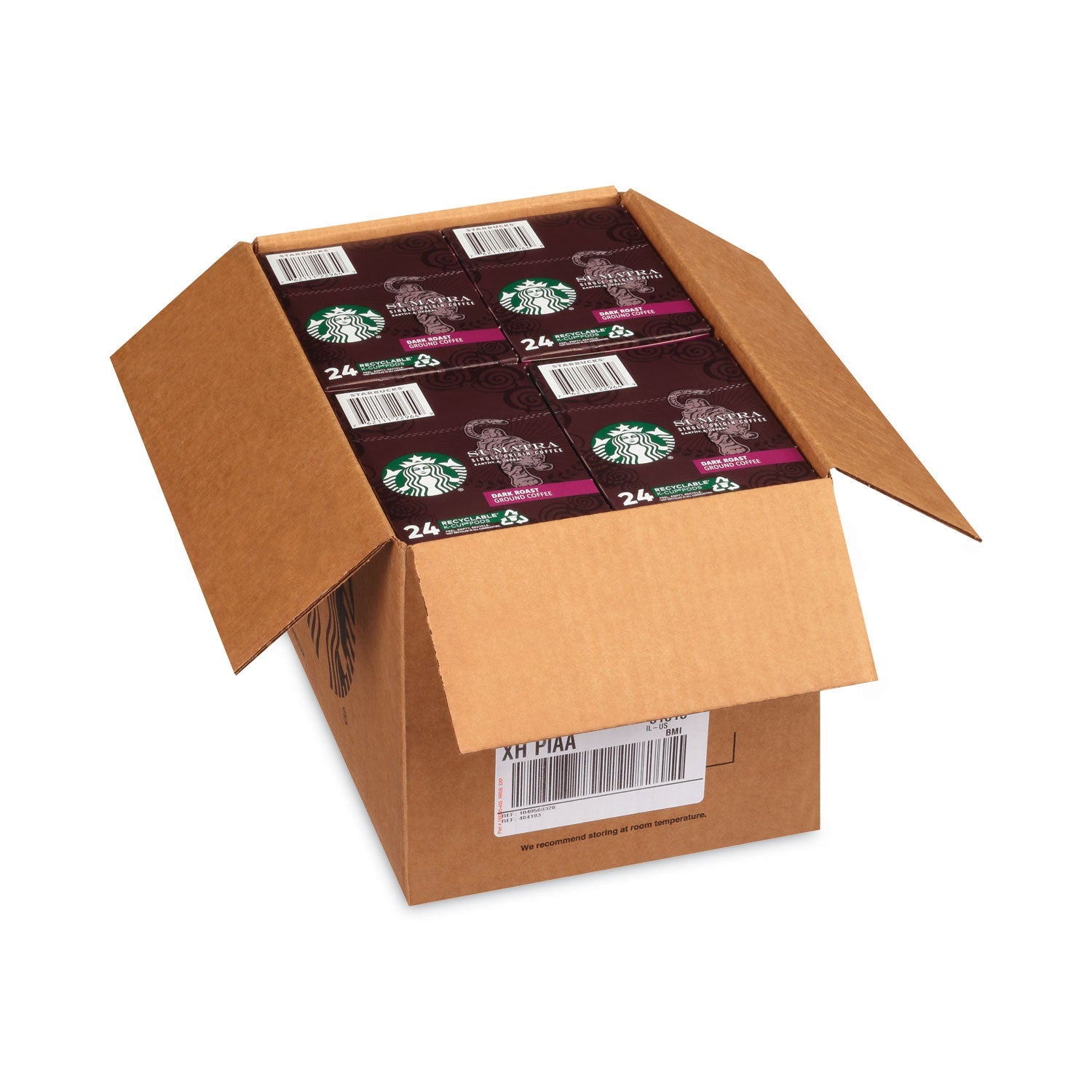 Starbucks® Sumatra Coffee K-Cups, Sumatra, 0.4 oz K-Cup, 24/Box