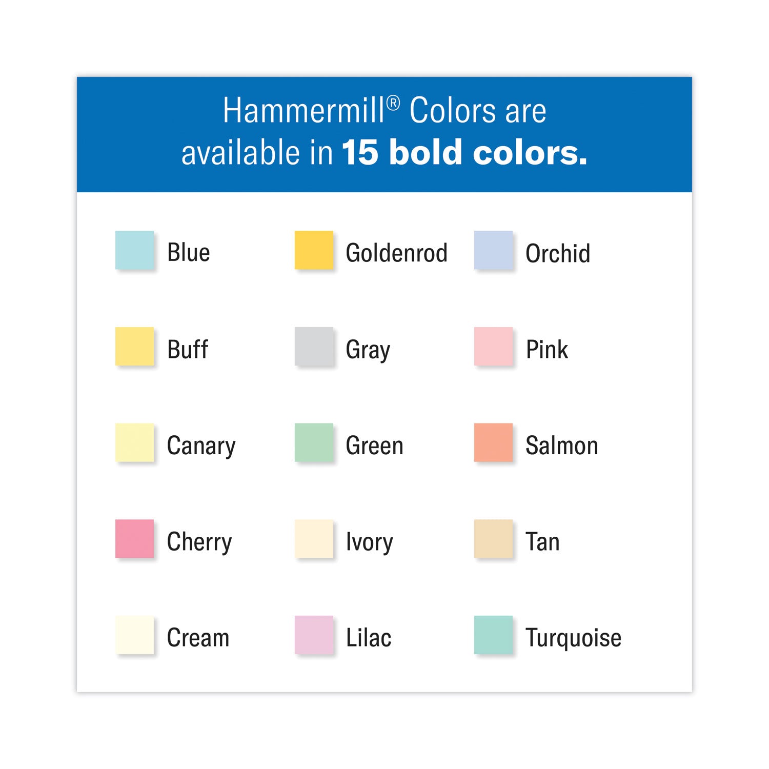 Hammermill® Colors Print Paper, 20 lb Bond Weight, 8.5 x 11, Canary, 500/Ream