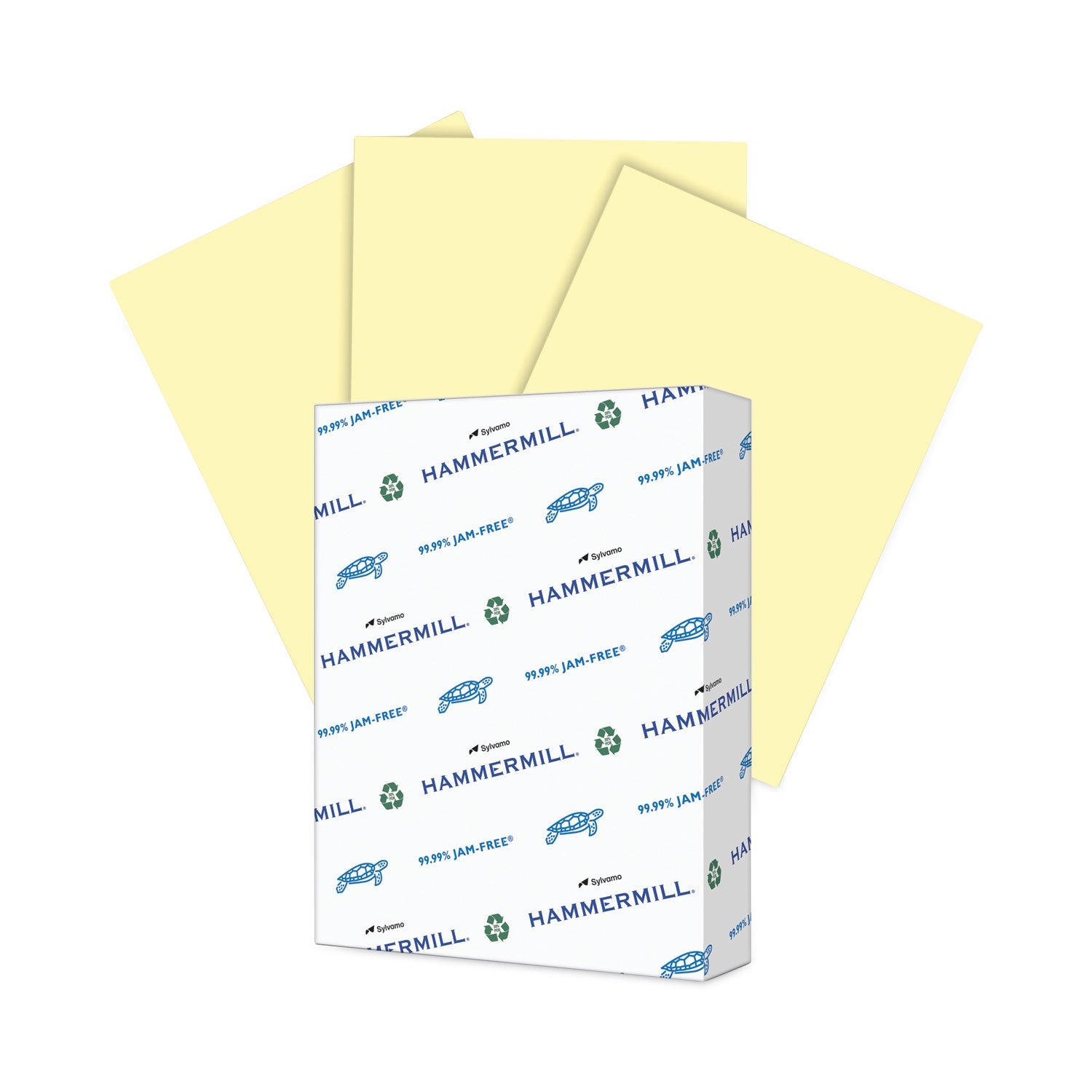Hammermill® Colors Print Paper, 20 lb Bond Weight, 8.5 x 11, Canary, 500/Ream