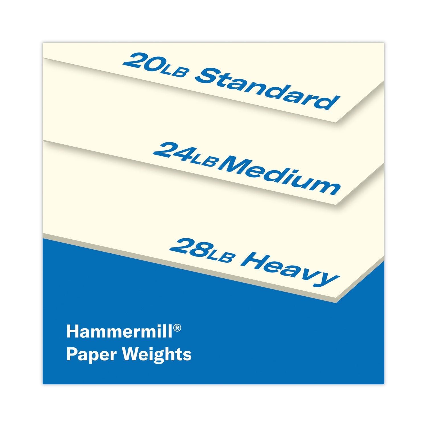 Hammermill® Colors Print Paper, 20 lb Bond Weight, 8.5 x 11, Cream, 500/Ream