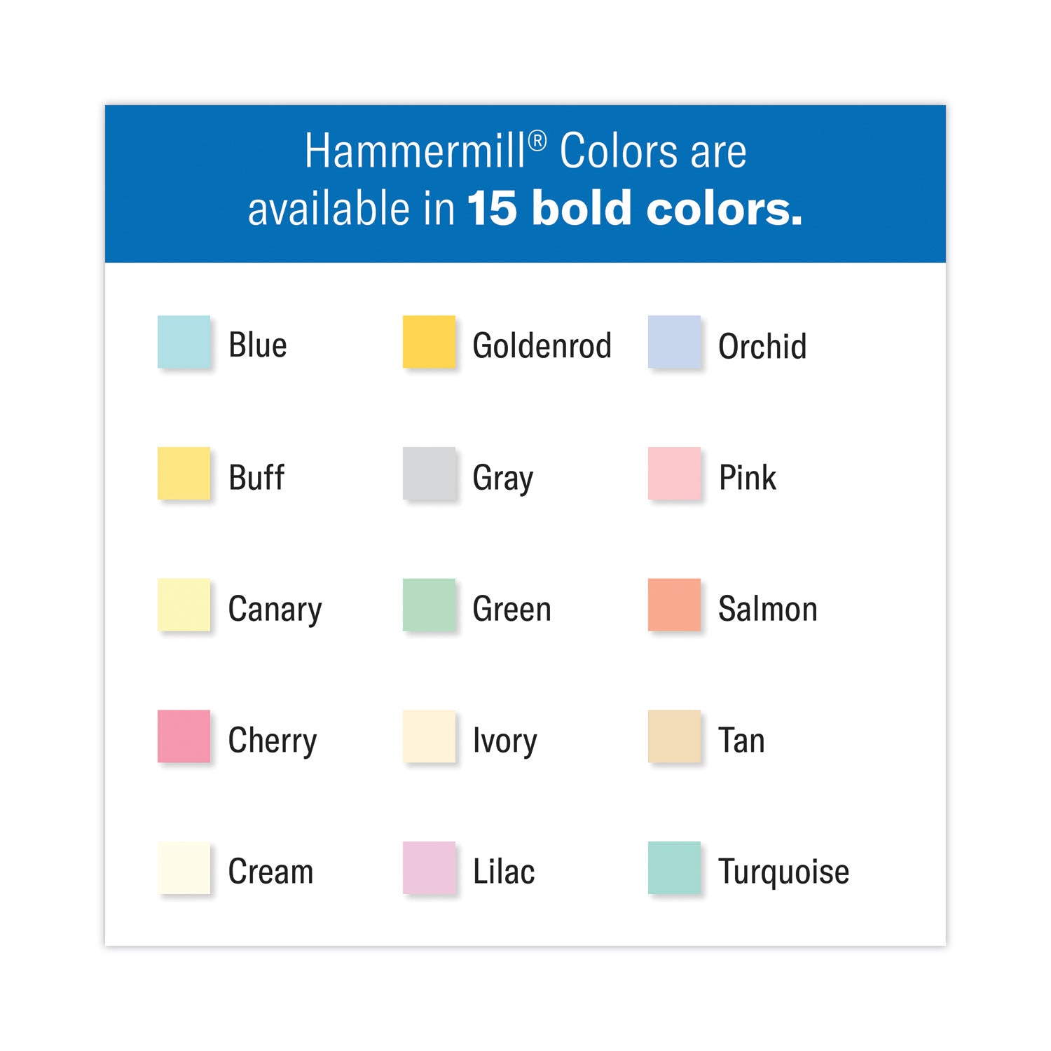 Hammermill® Colors Print Paper, 20 lb Bond Weight, 8.5 x 11, Cream, 500/Ream