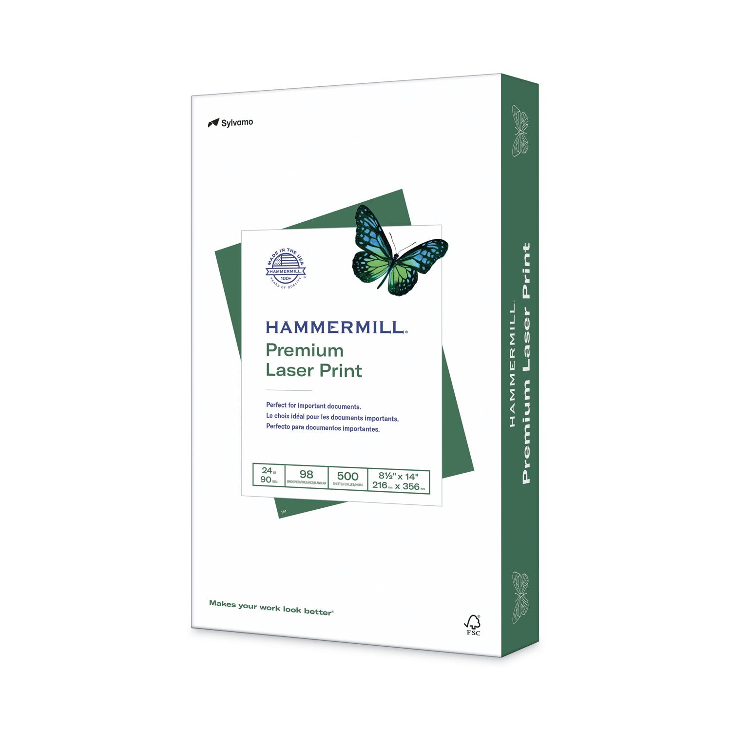 Premium Laser Print Paper | 8.5x14, 24lb, Ream