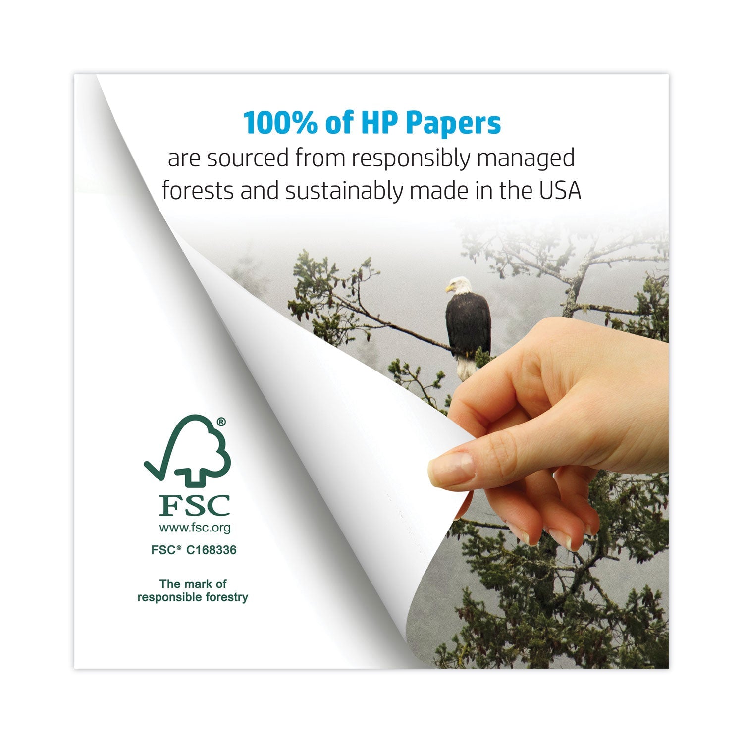 HP Papers MultiPurpose20 Paper, 96 Bright, 20 lb Bond Weight, 8.5 x 11, White, 500 Sheets/Ream, 10 Reams/Carton
