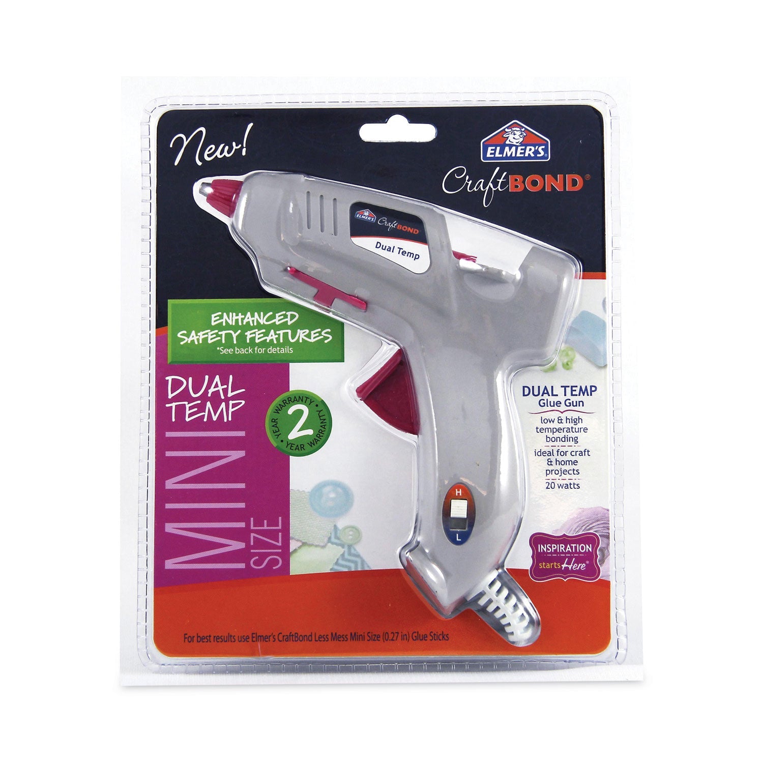 Elmer's® Mini Hot Glue Gun, 20 W