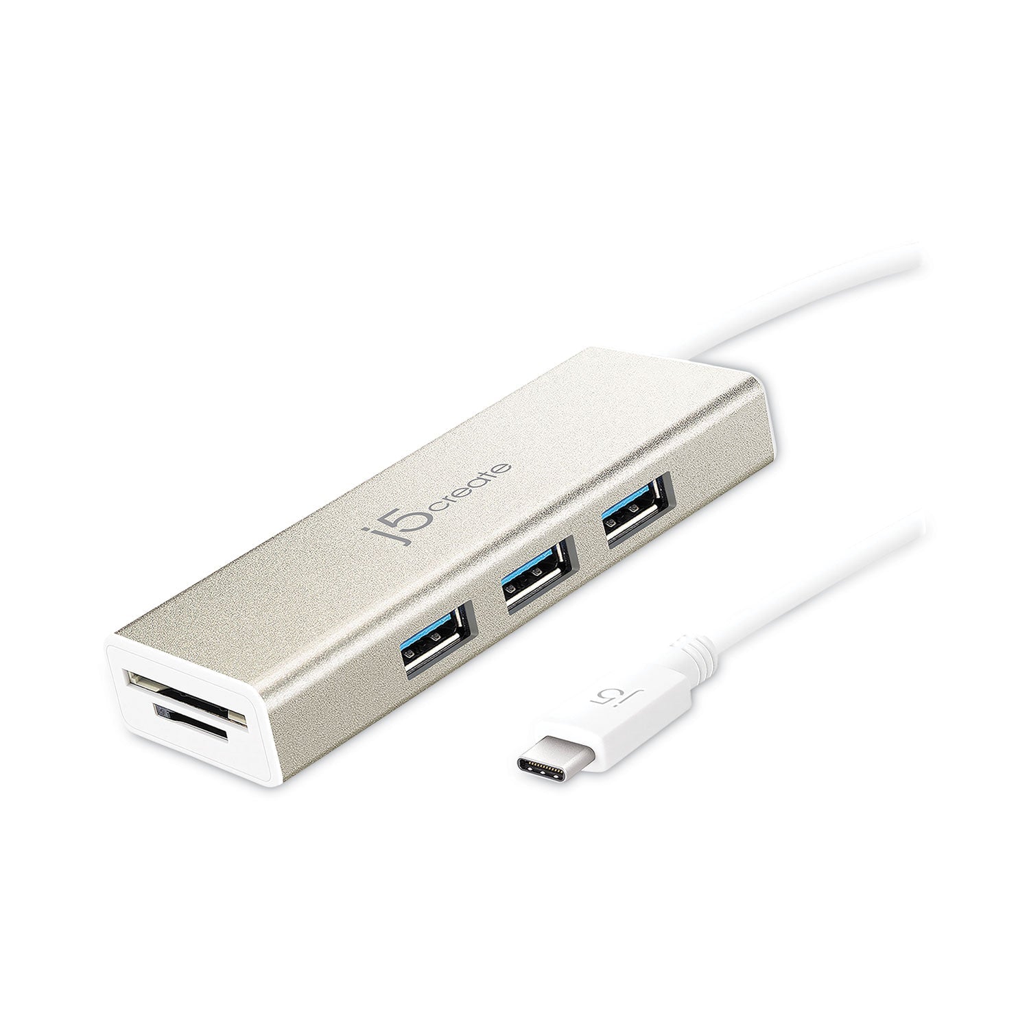 USB-C Hub with SD/Micro SD Card Reader | 3-Port
