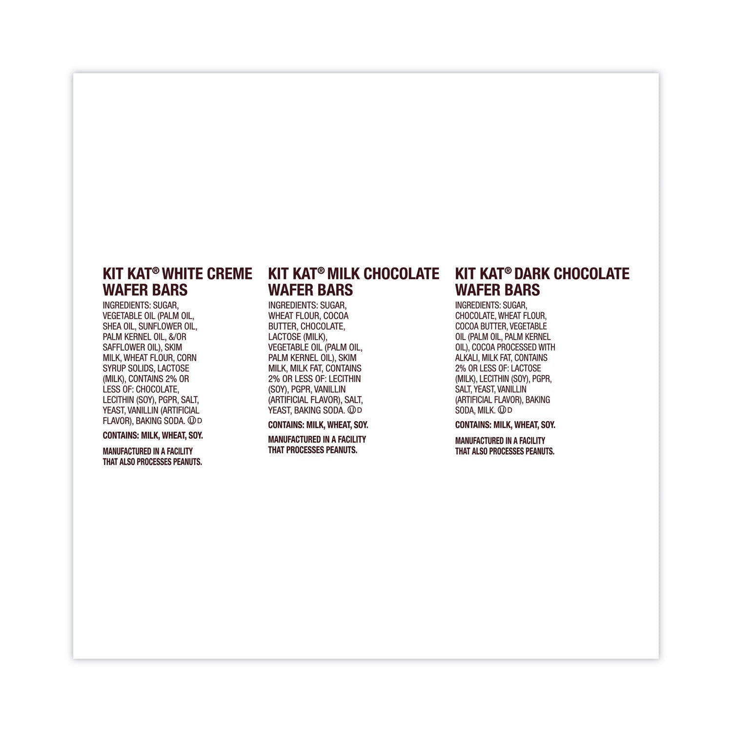 Kit Kat® Assorted Snack Size Candy Bars Party Bag, Assorted Flavors, 31 oz Bag