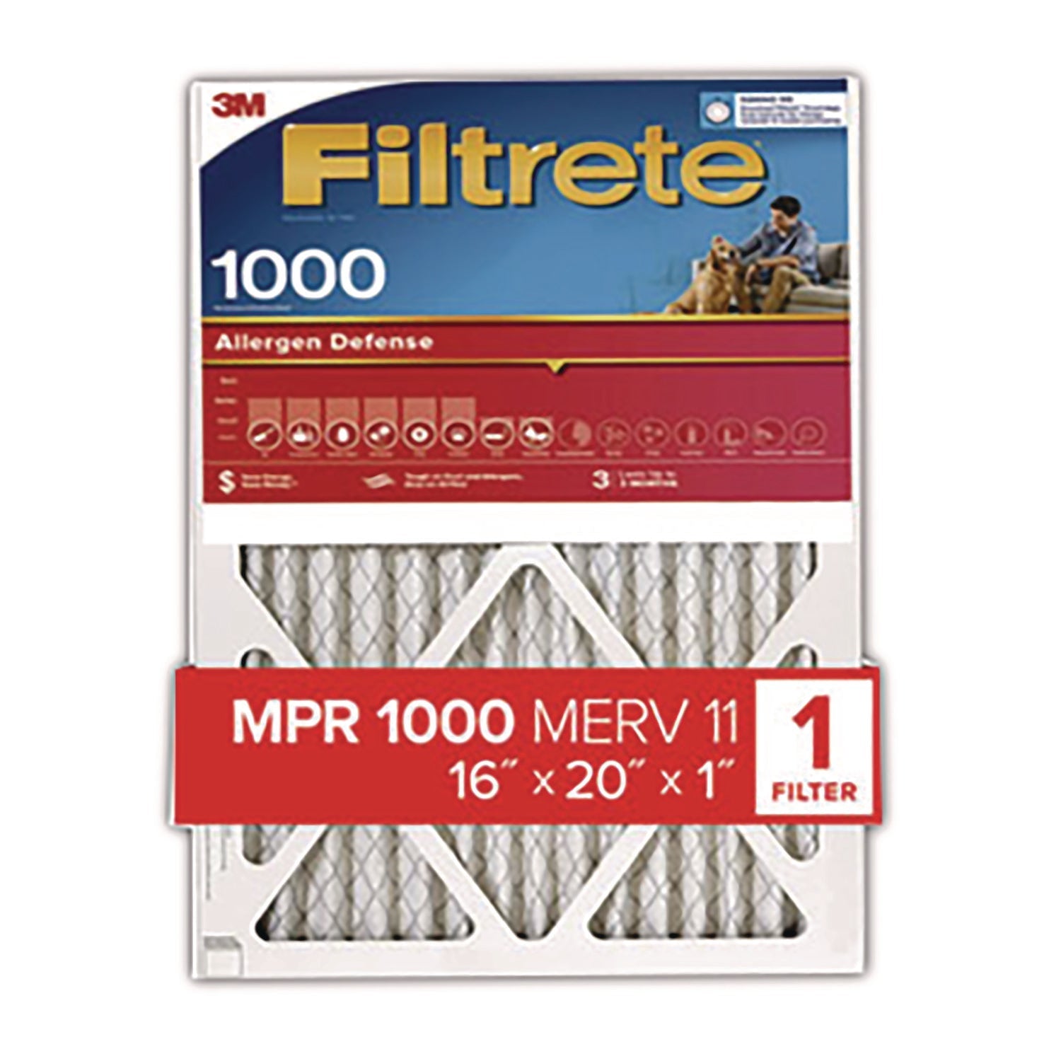 Allergen Defense Air Filter | Captures Dust