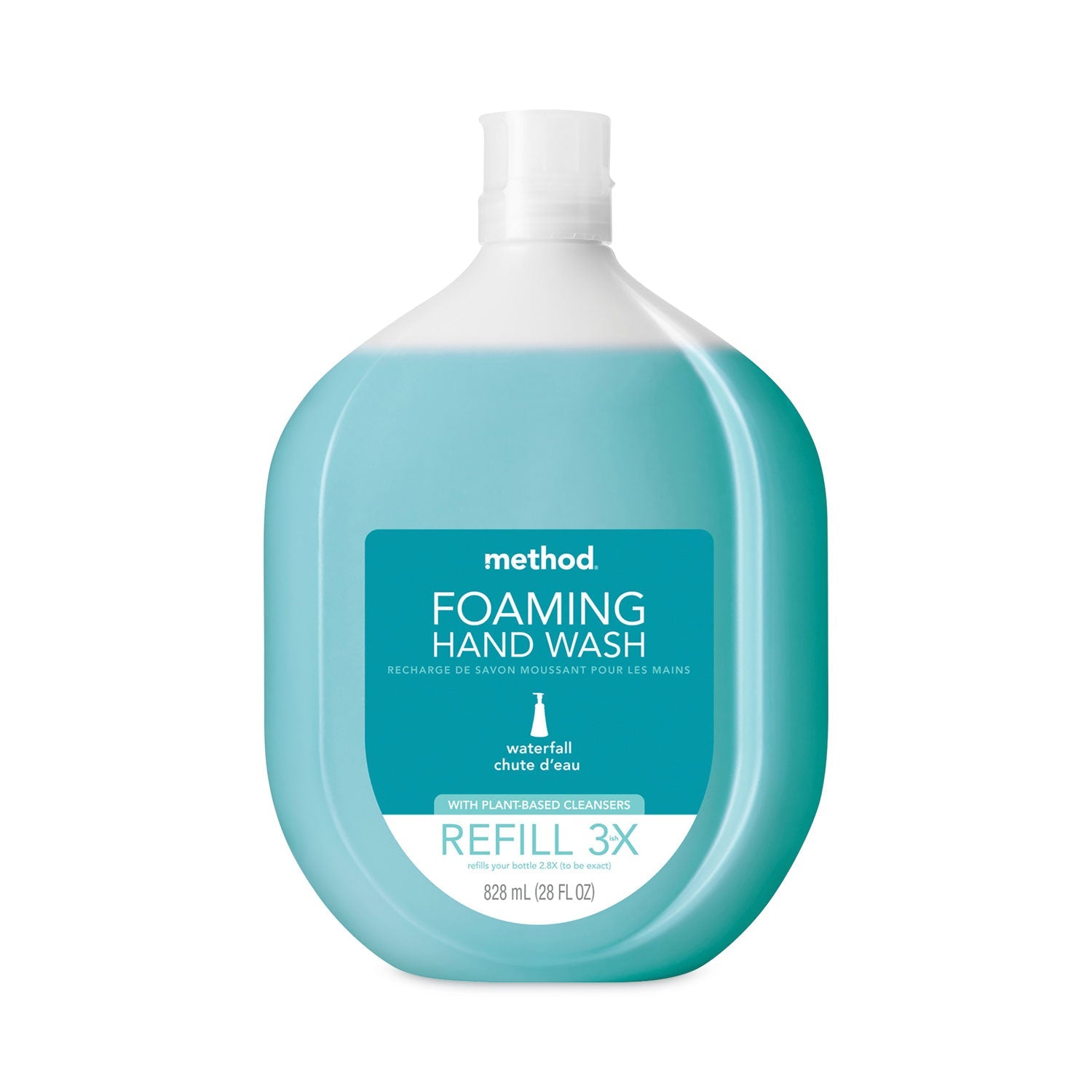 Method® Foaming Hand Soap Refill Bottle, Waterfall Scent, 28 oz