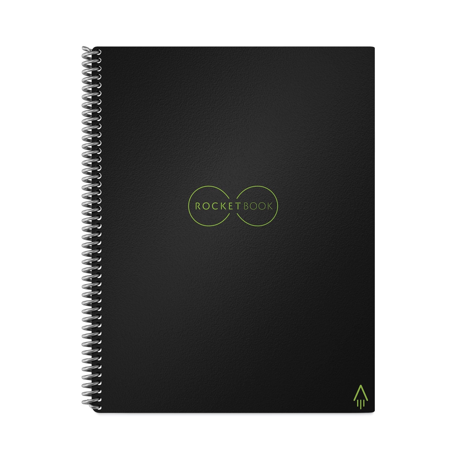 Rocketbook Core Smart Notebook, Medium/College Rule, Black Cover, (16) 11 x 8.5 Sheets - Bloom Skins
