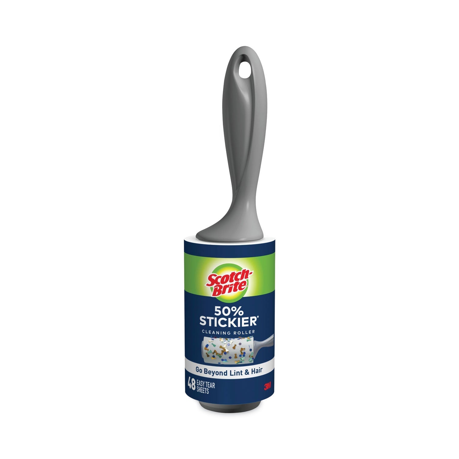 Scotch-Brite™ 50% Stickier Lint Roller, 48 Sheets/Roll