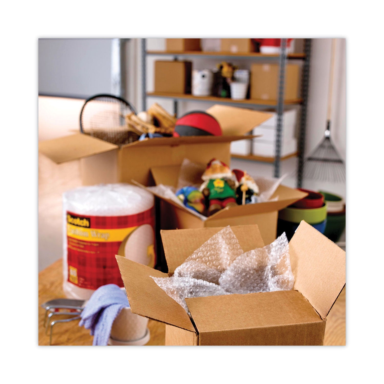 Scotch® 3750 Commercial Grade Packaging Tape, 3" Core, 1.88" X 54.6 Yds, Clear, 6/pack