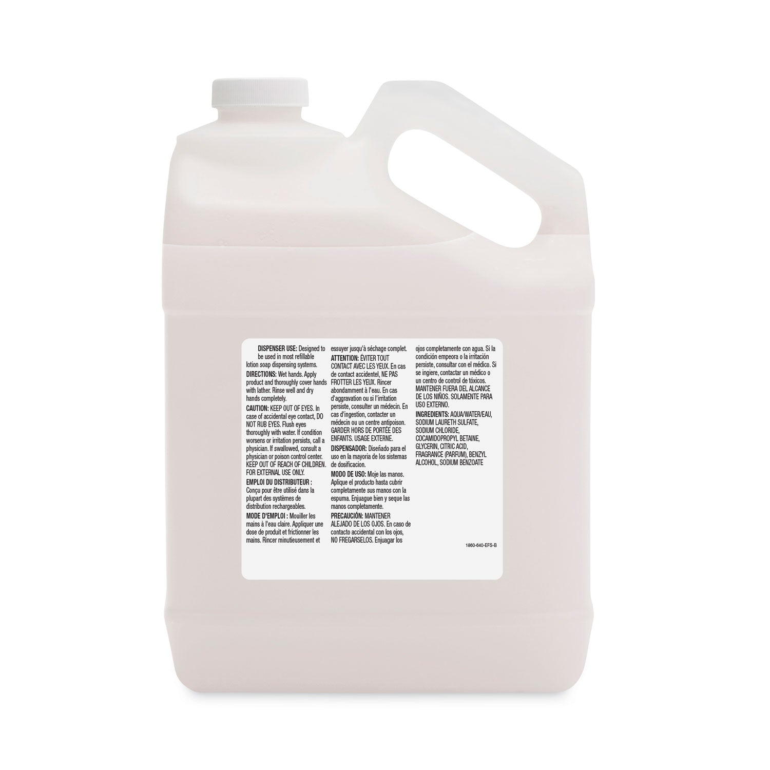 GOJO® White Premium Lotion Soap Refill, Waterfall Scent, 1 gal, 4/Carton