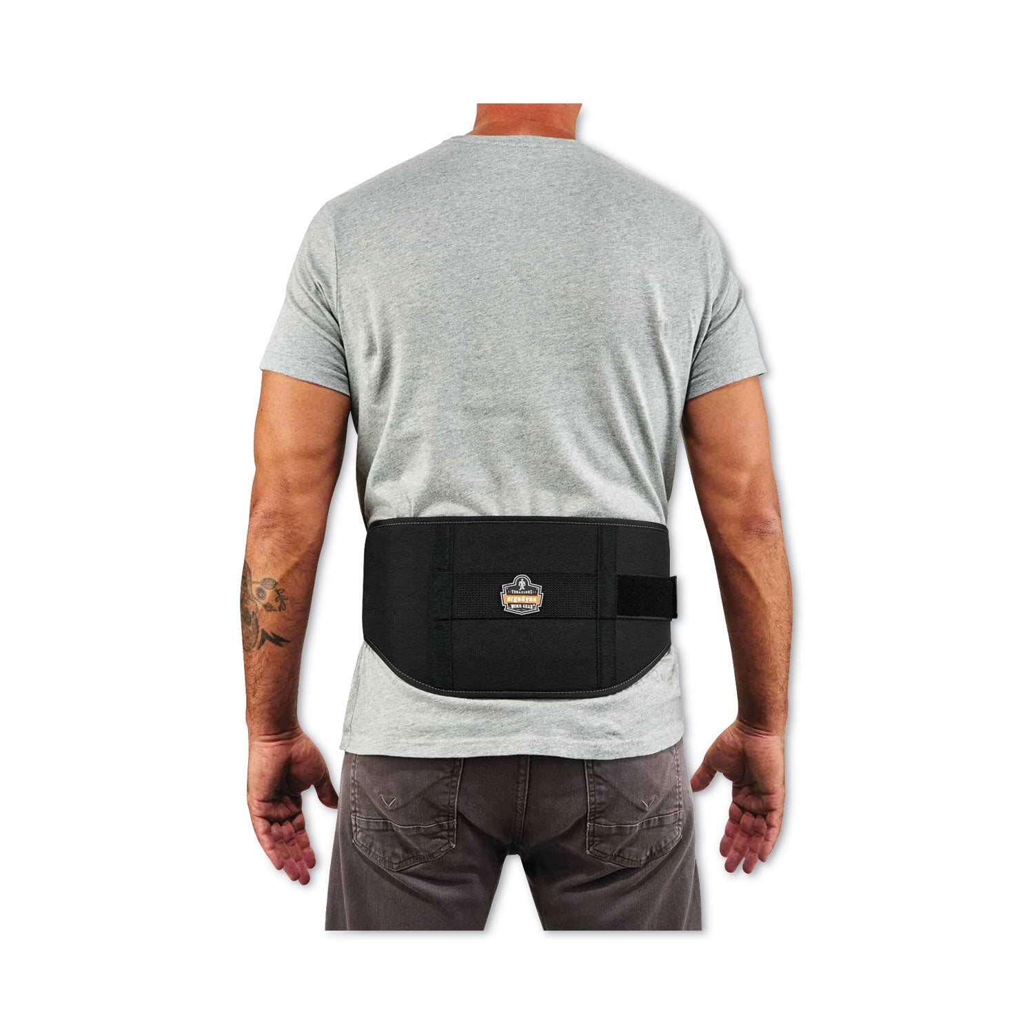 ergodyne® ProFlex 1500 Weight Lifters Style Back Support Belt, X-Large, 38" to 42" Waist, Black