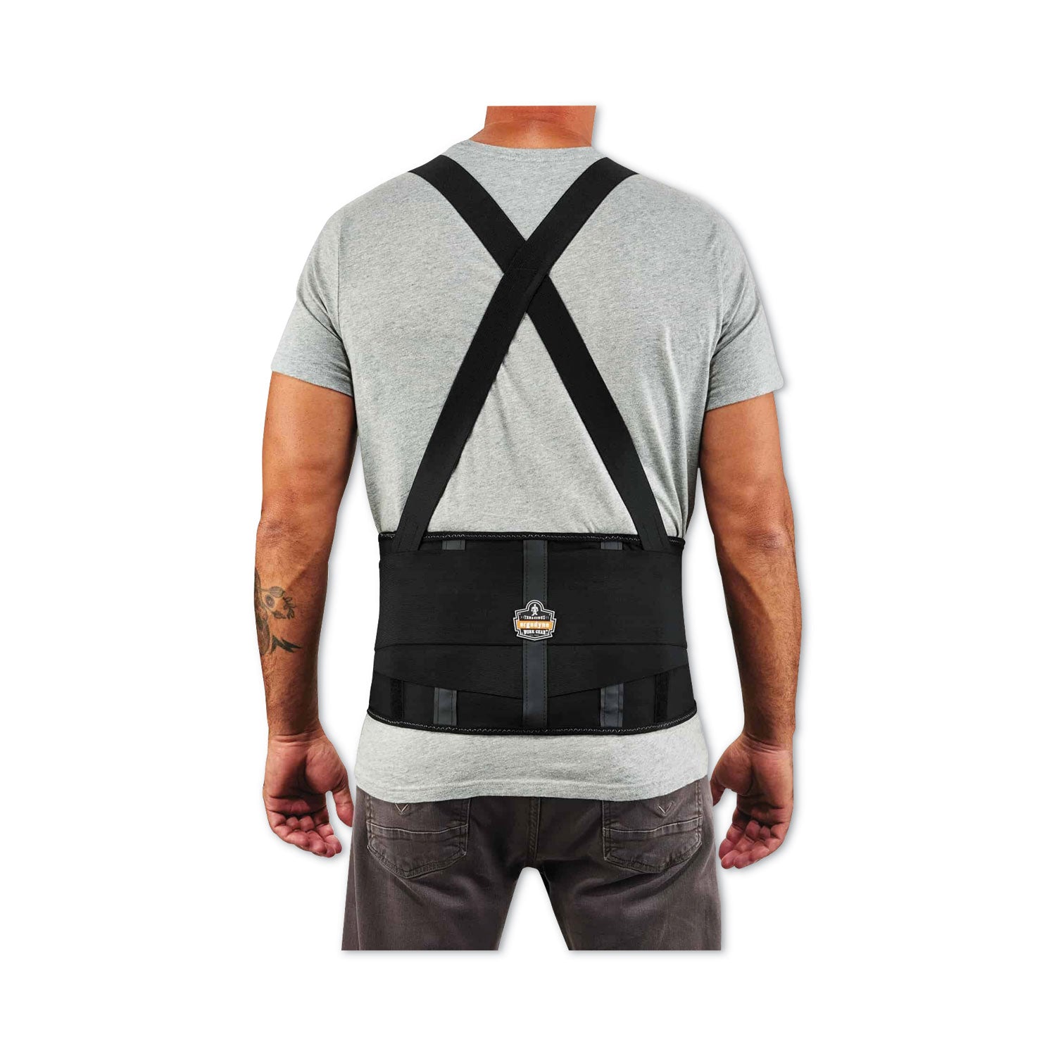 ergodyne® ProFlex 1100SF Standard Spandex Back Support Brace, Small, 25" to 30" Waist, Black