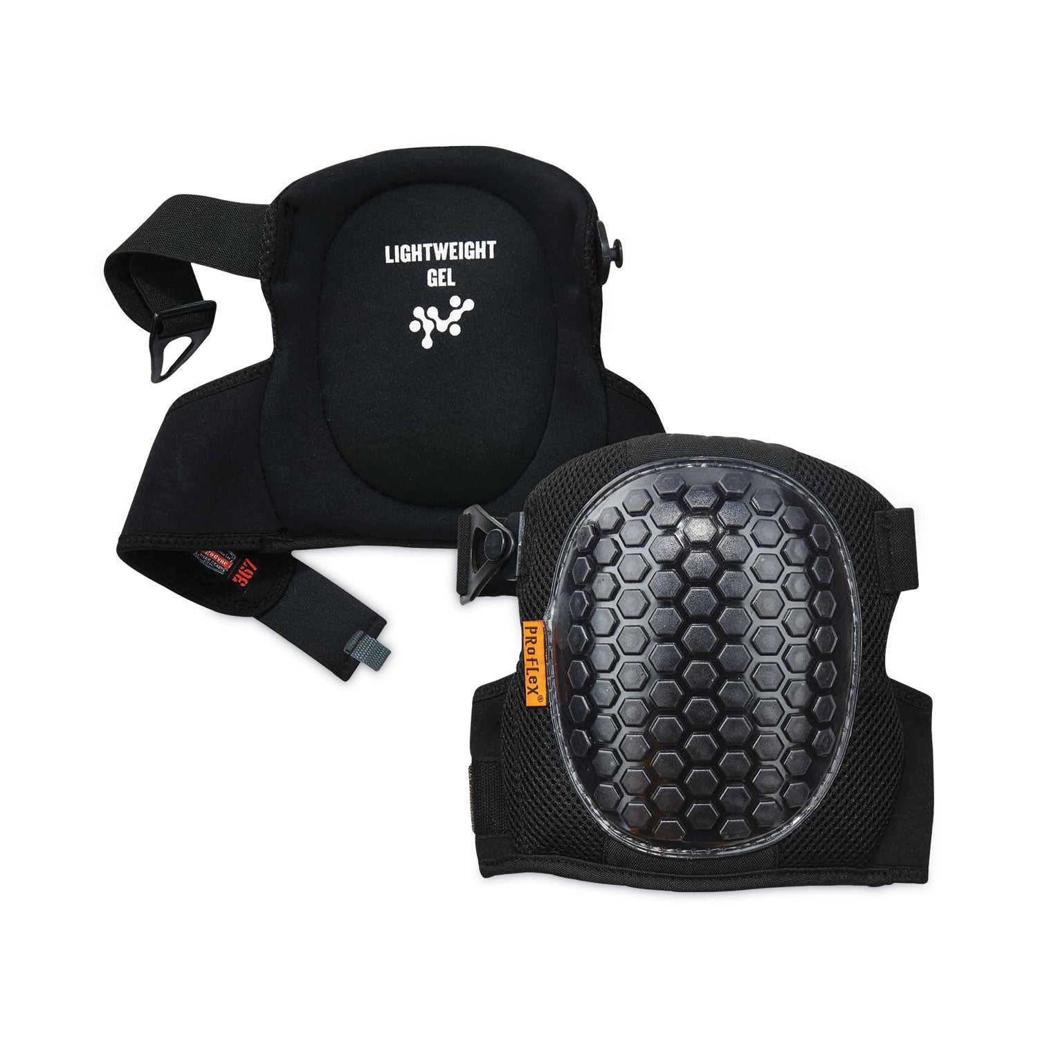 Lightweight Gel Knee Pads | ProFlex 367 Round Cap