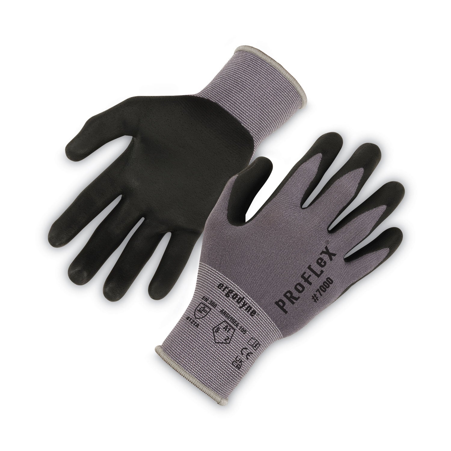 Nitrile-Coated Gloves | ProFlex 7000 XL Gray