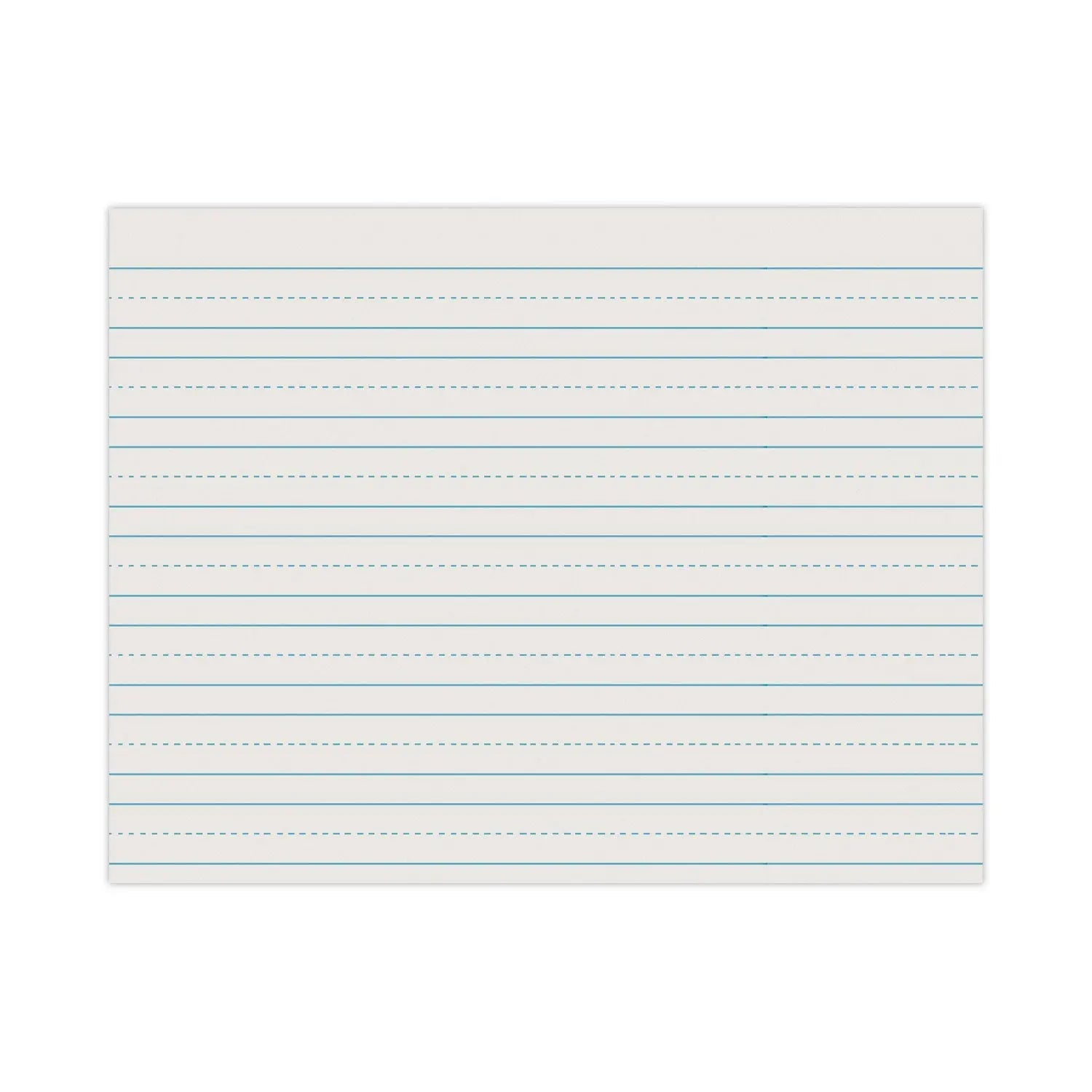 Pacon® Skip-A-Line Ruled Newsprint Paper, 3/4" Two-Sided Long Rule, 8.5 x 11, 500/Ream