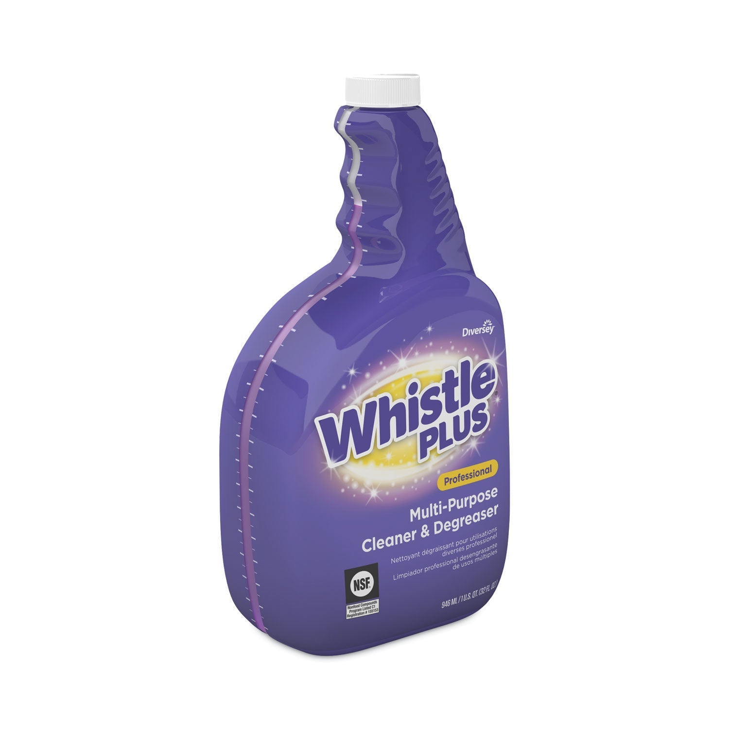 Diversey™ Whistle Plus Professional Multi-Purpose Cleaner/degreaser, Citrus, 32 Oz Spray Bottle, 4/carton - Bloom Skins