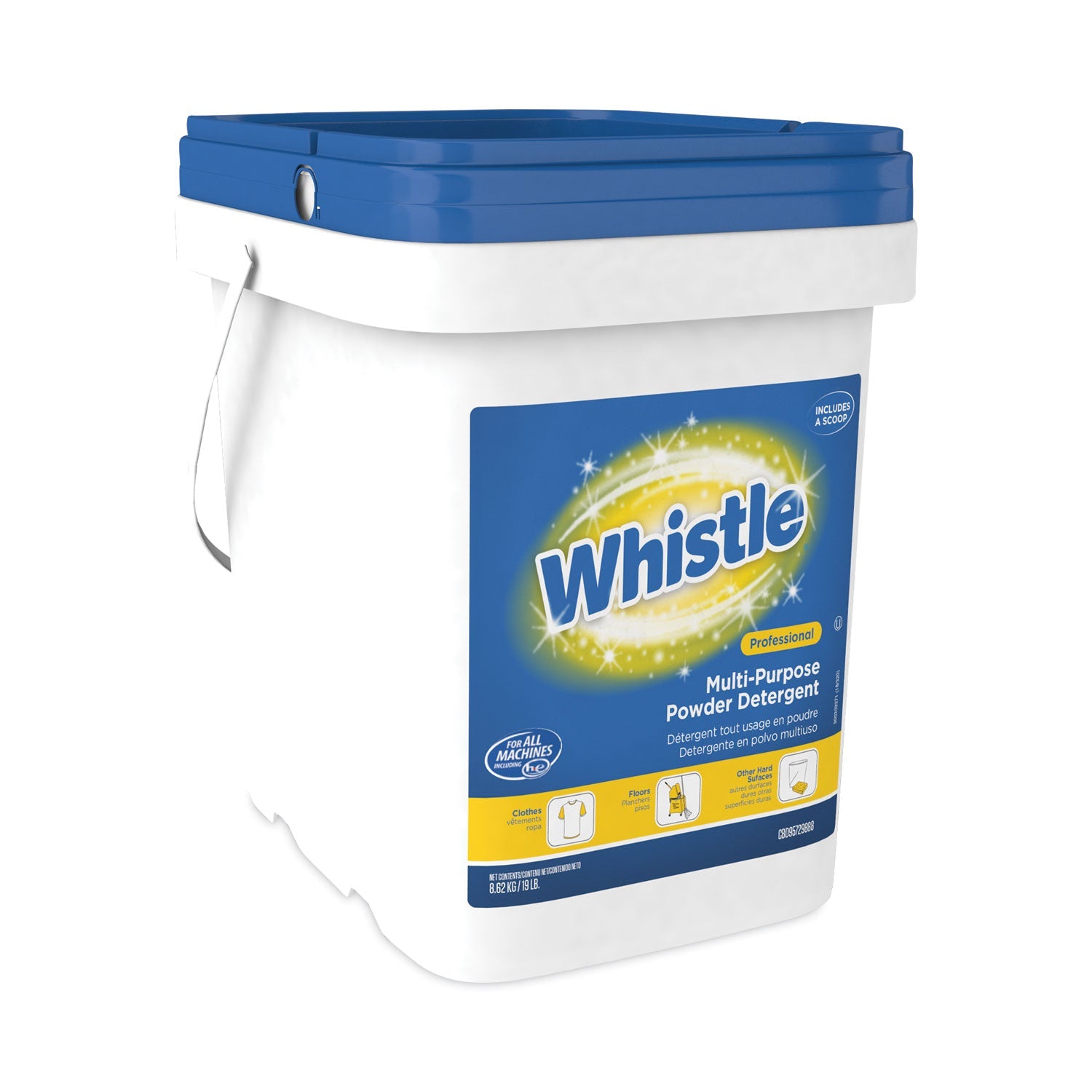 Diversey™ Whistle Multi-Purpose Powder Detergent, Citrus, 19 Lb Pail