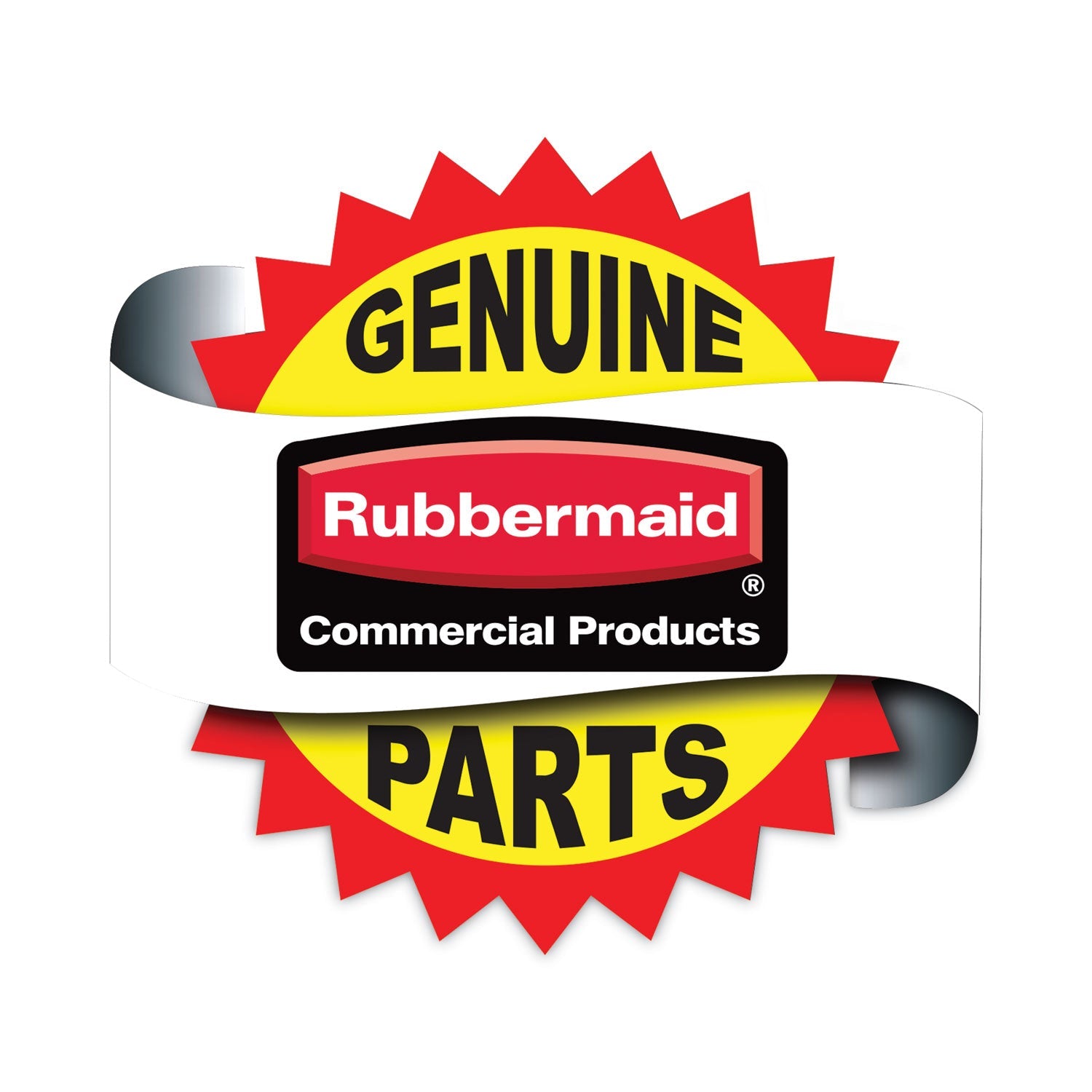 Rubbermaid® Commercial Replacement Bayonet-Stem Swivel Casters, Grip Ring Stem, 3" Soft Rubber Wheel, Black